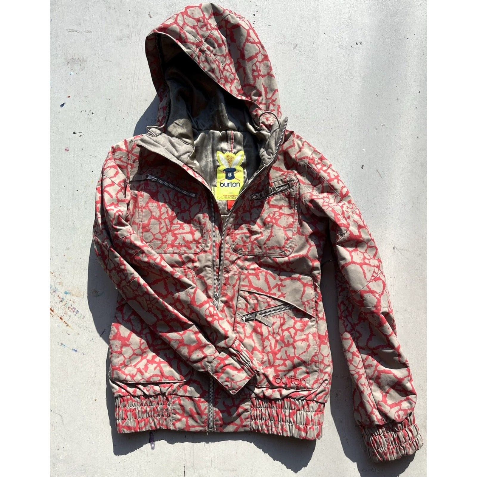 Burton Burton Women's Jacket DryRide Multicolor Full-Zip S Snowboard Logo Lined Jacket Size S / US 4 / IT 40 - 4 Thumbnail