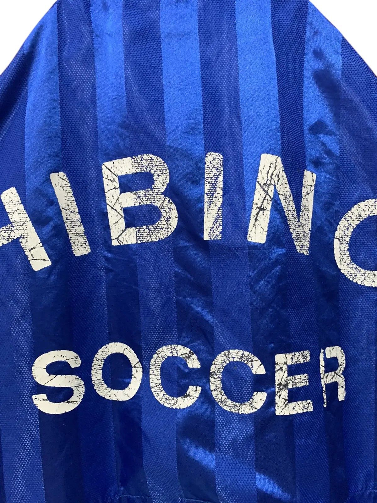 Asics Rare ASICS Japan Hibino Soccer Windbreaker Size US L / EU 52-54 / 3 - 7 Thumbnail