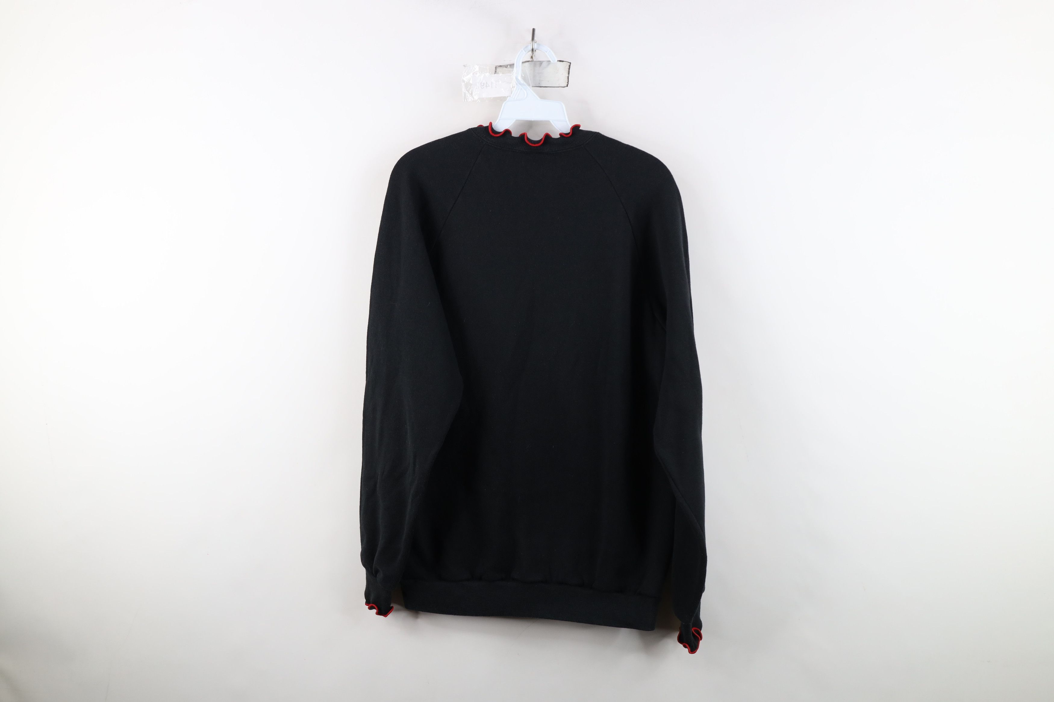 Vintage Vintage 90s Streetwear Terrier Dog Ruffled Sweatshirt USA Size L / US 10 / IT 46 - 12 Thumbnail