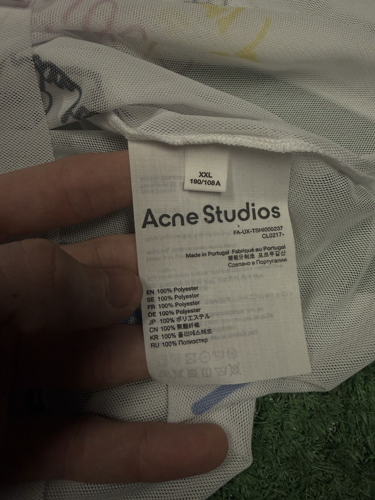 Acne Studios Acne studios tattoo print mesh longsleeve Size XXL / US 16-18 / IT 52-54 - 6 Thumbnail