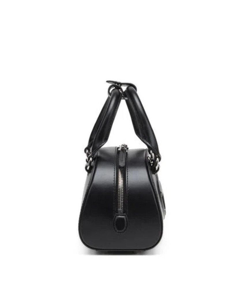 Diesel 1DR Dome-Leather mini bowling bag Size ONE SIZE - 3 Thumbnail