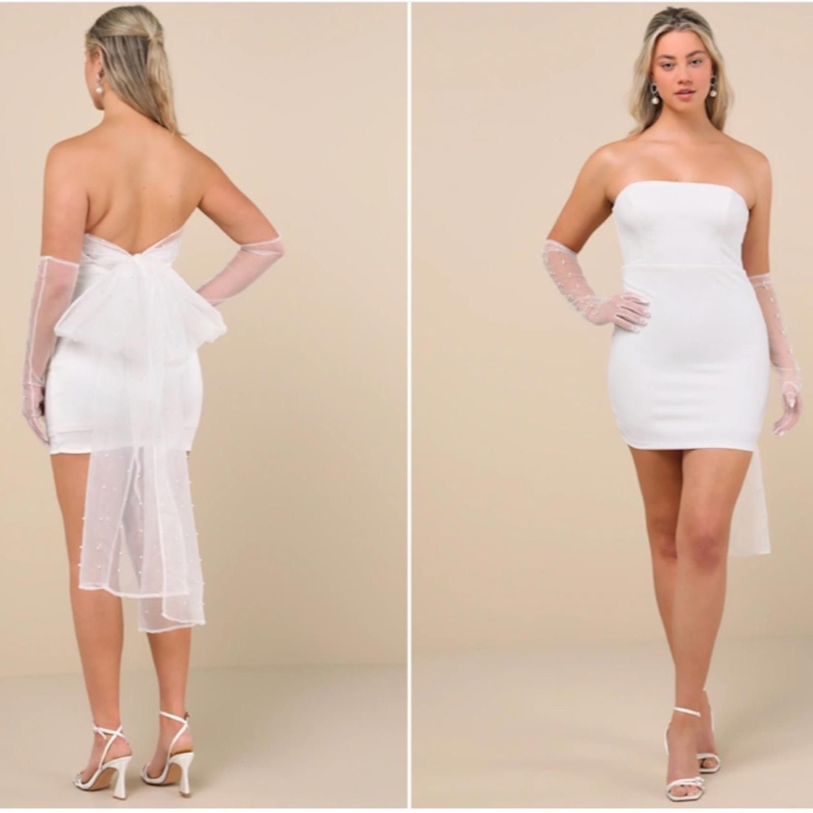 Lulus LULUS Bridal Bachelorette Engagement Bridal Shower Sexy Size M / US 6-8 / IT 42-44 - 4 Thumbnail