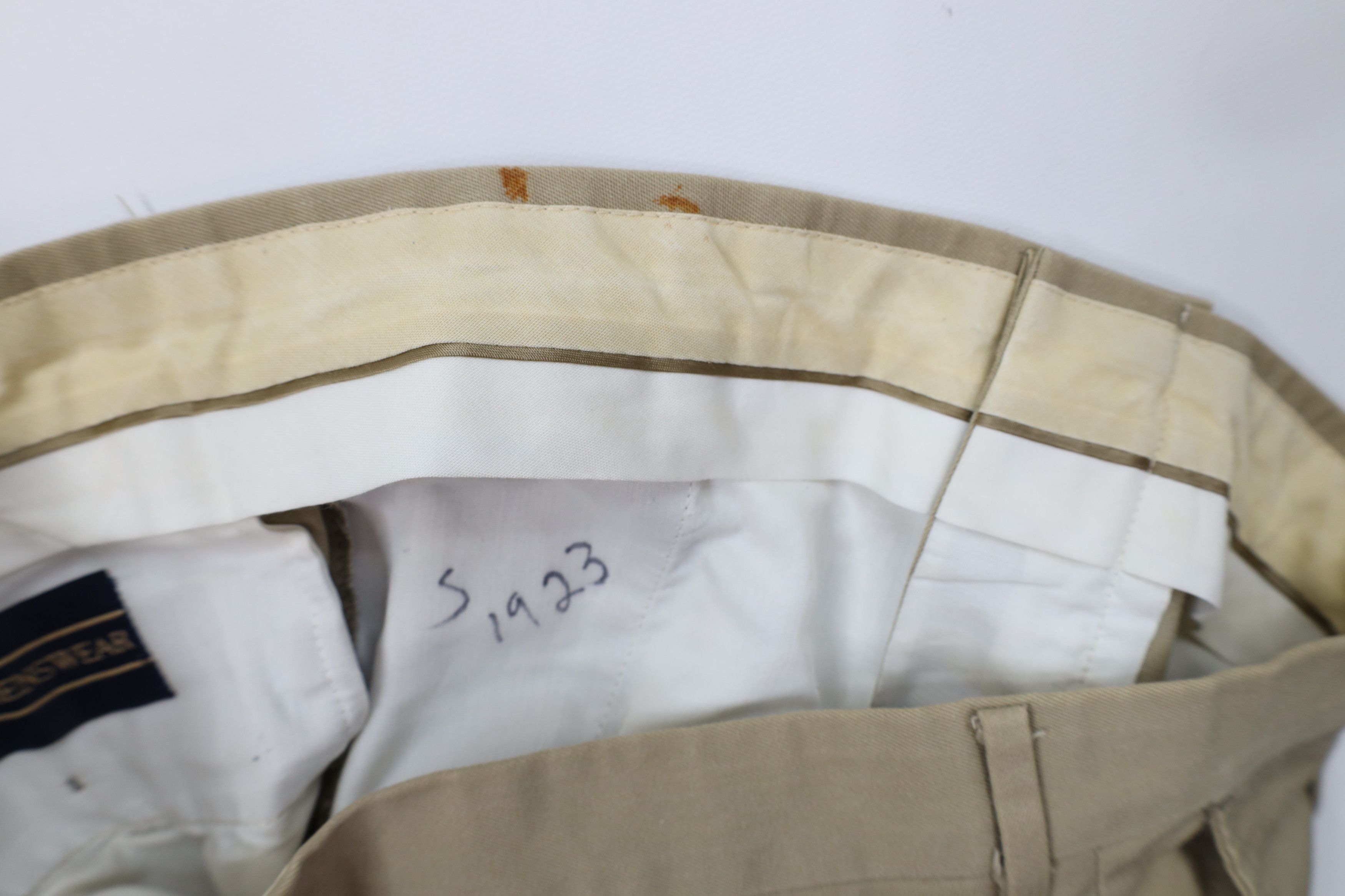 Levi's Vintage 70s Levis Flared Wide Leg Chino Pants Beige Khaki Size US 34 / EU 50 - 7 Thumbnail