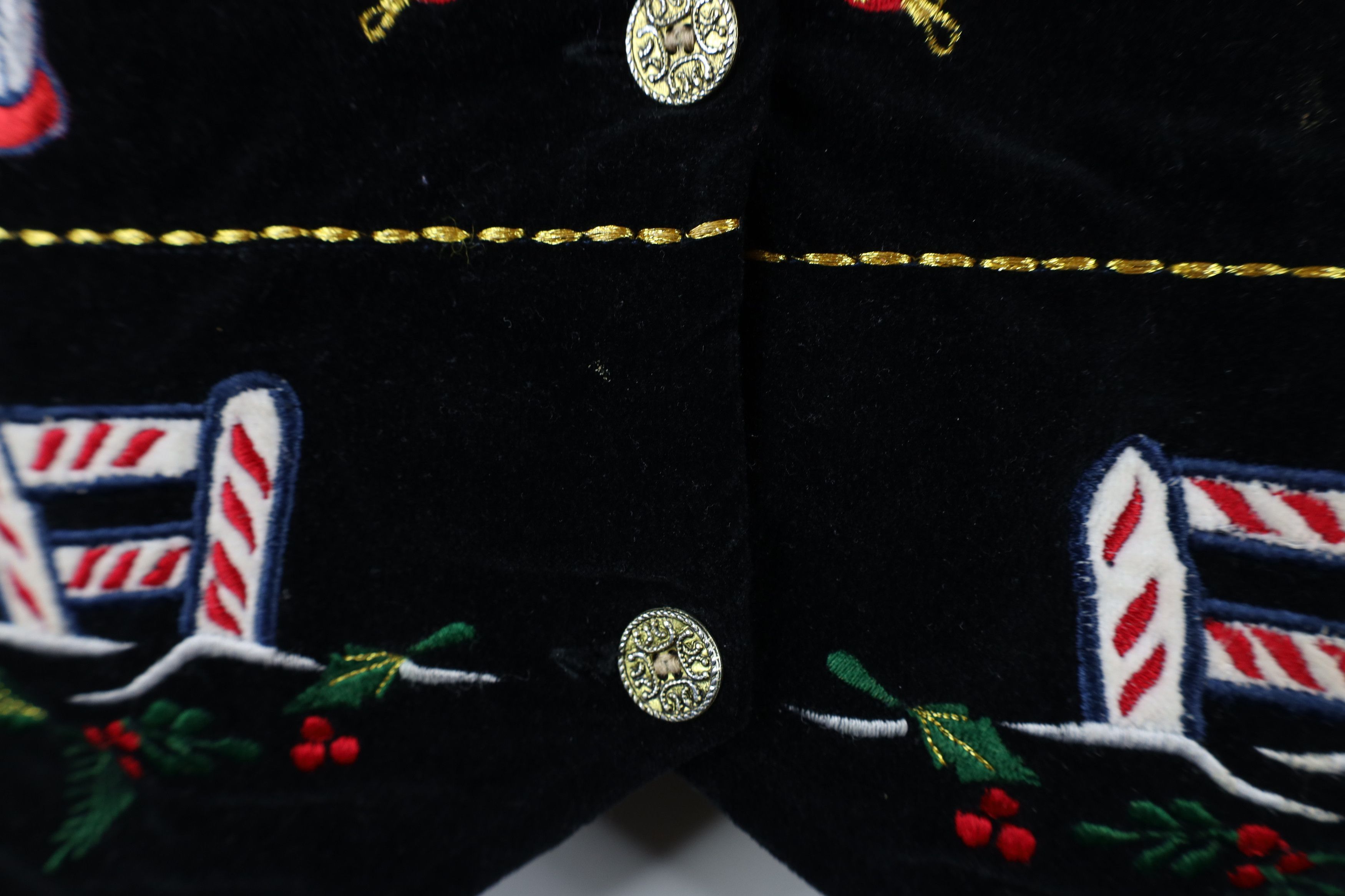 Vintage Vintage 90s Streetwear Christmas Snowflake Vest Jacket Size S / US 4 / IT 40 - 6 Thumbnail