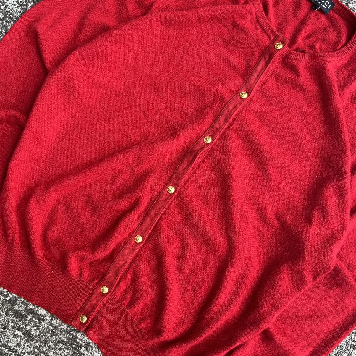 Gucci Gucci Tom ford FW1994 Campaign Cashmere Cardigan Size L / US 10 / IT 46 - 4 Thumbnail