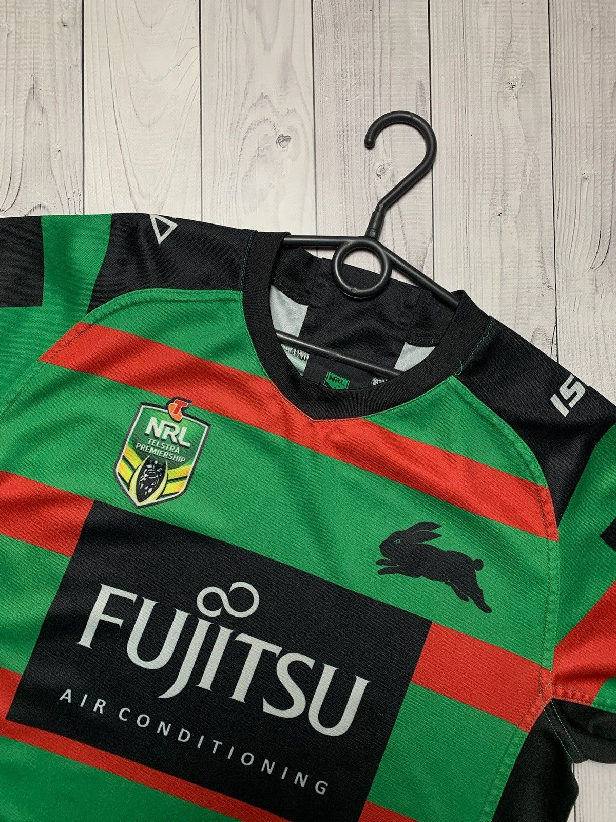 Vintage Vintage South Sydney rugby jersey striped green size L logo Size US L / EU 52-54 / 3 - 2 Thumbnail
