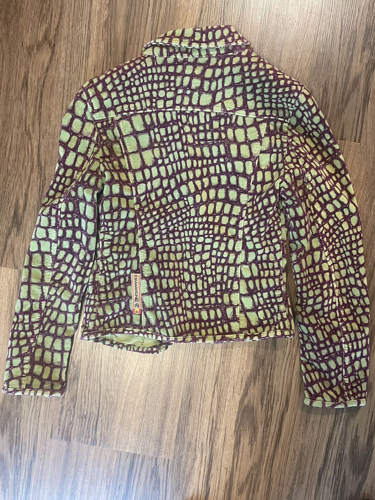 Japanese Brand Vintage Cimarron velvet alligator jacket Size XS / US 0-2 / IT 36-38 - 2 Thumbnail