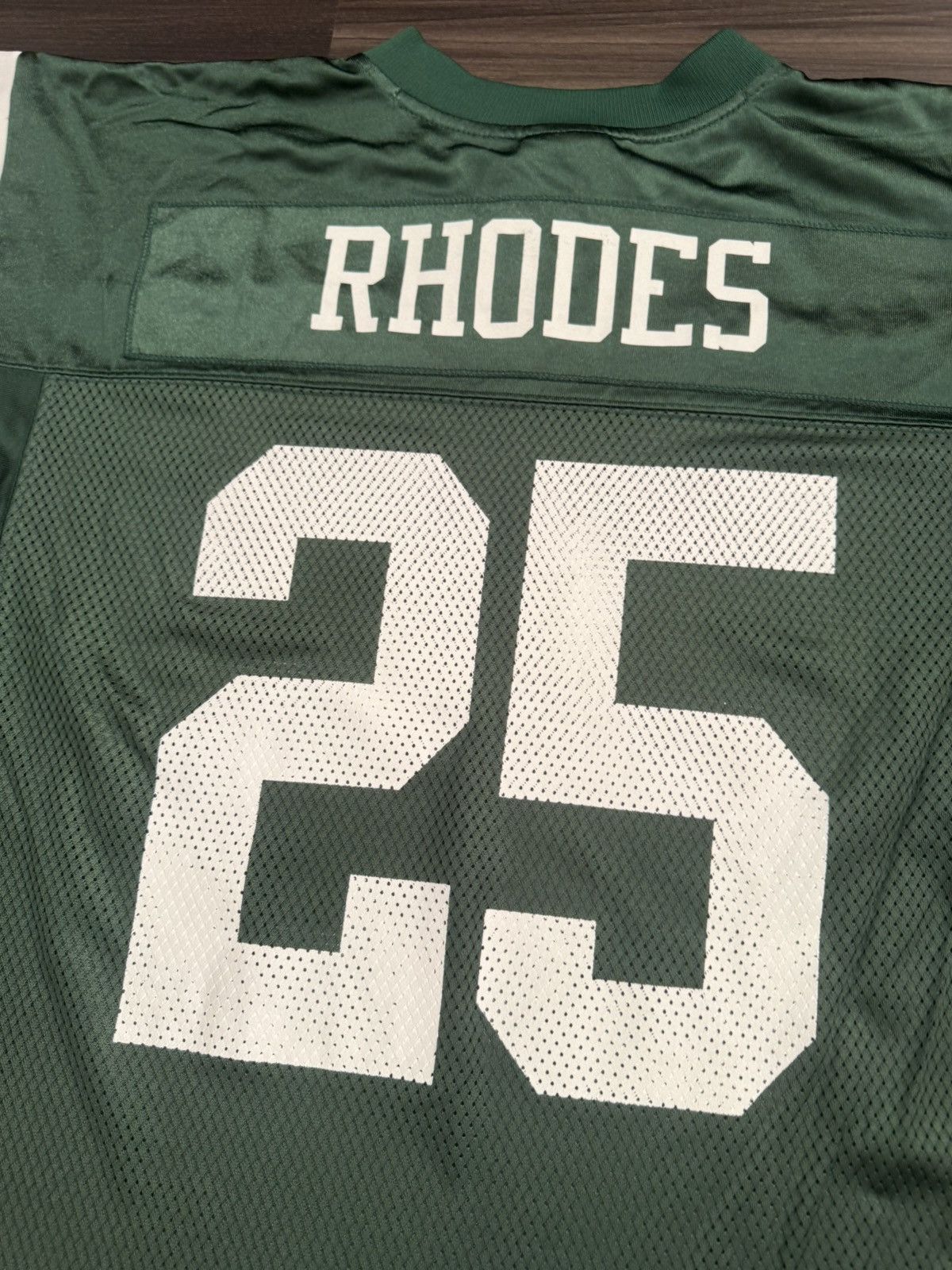Reebok New York Jets Kerry Rhodes #25 NFL On Field Home Jersey Size US L / EU 52-54 / 3 - 8 Thumbnail