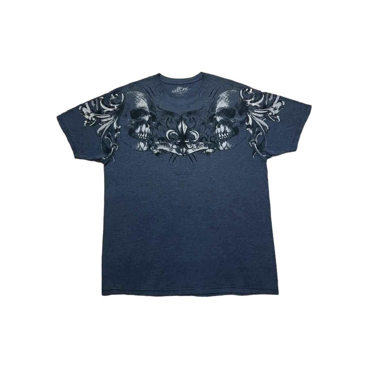 Affliction × Tapout × Vintage Y2K Style Skulls T-Shirt Size US XL / EU 56 / 4 - 1 Thumbnail