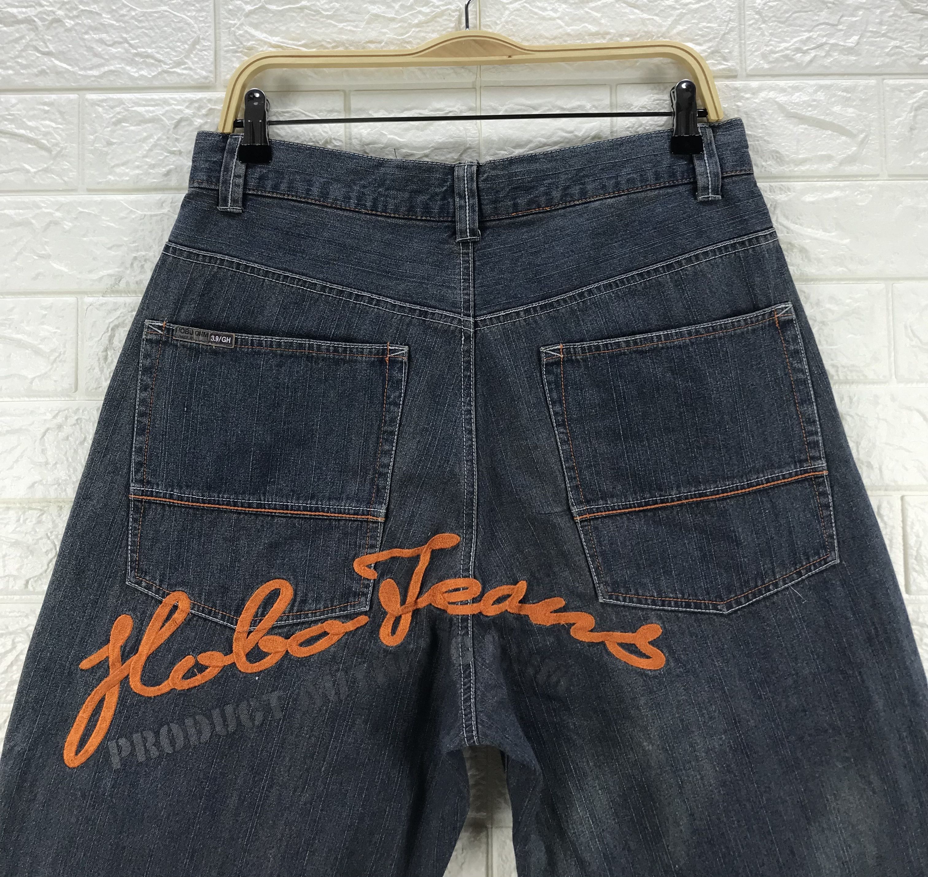 Hobo Vintage Hobo Embroidered Wide Baggy Jeans Size US 32 / EU 48 - 2 Thumbnail