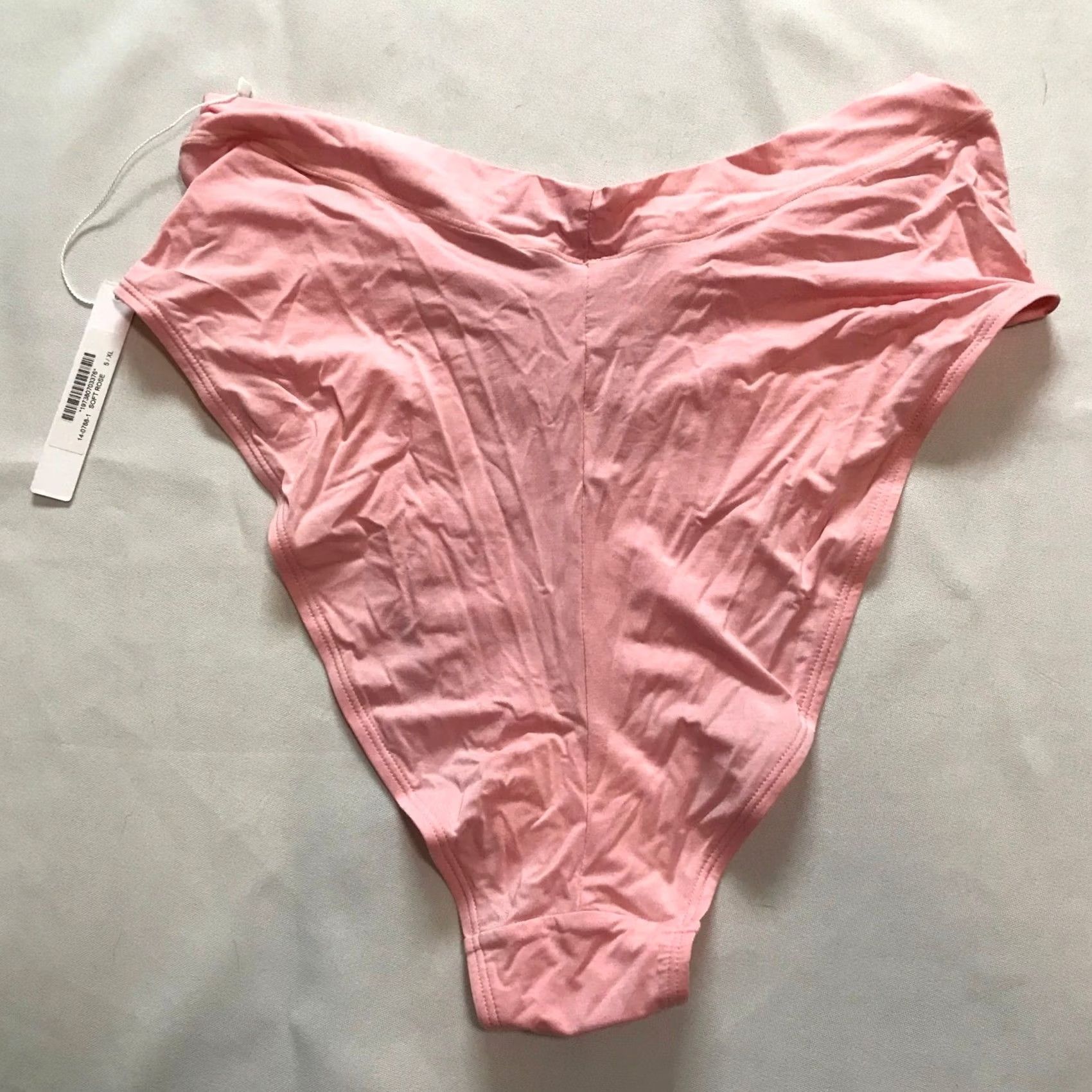 Vintage CUUP Highwaist Bikini Bottom Soft Rose XL NWT Bikini Bottoms Women Pink Regular Size XS-XL not applicable Size 40" / US 18 - 2 Thumbnail