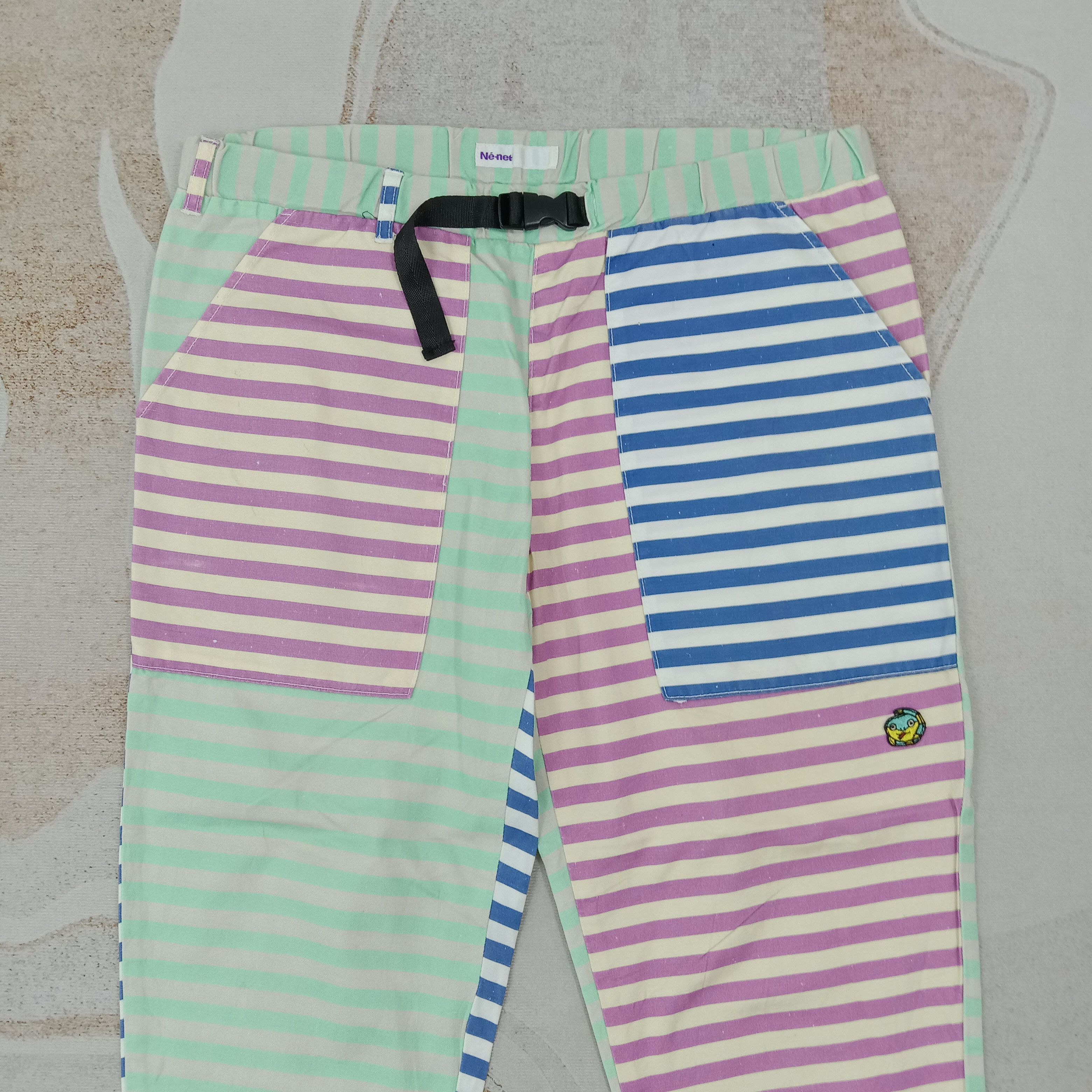 Ne-Net Ne-Net by Issey Miyake Stripes Pants C265N23 Size US 34 / EU 50 - 2 Thumbnail