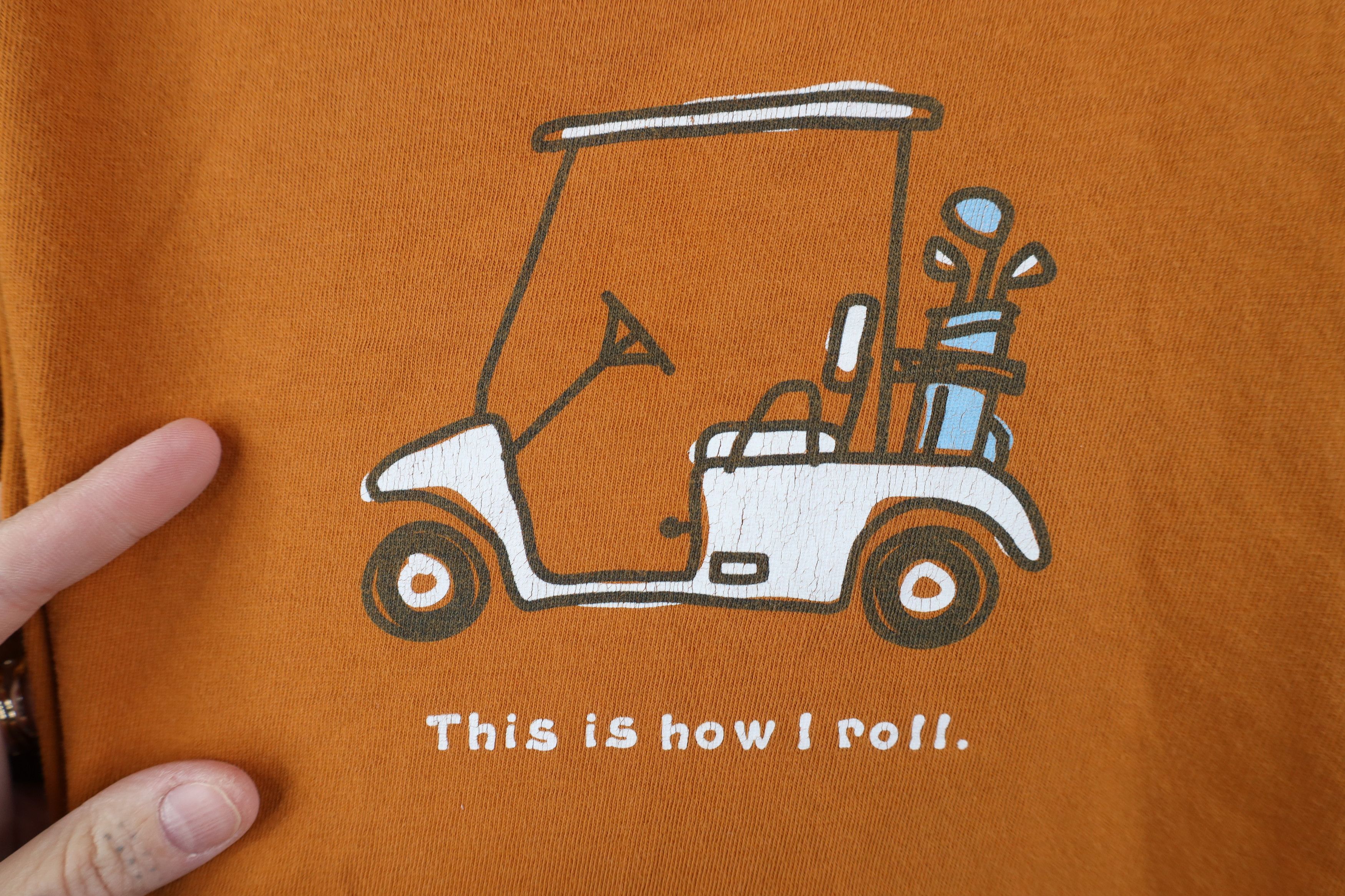 Life is Good Life Is Good How I Roll Golf Golfing Long Sleeve T-Shirt Size US XXL / EU 58 / 5 - 4 Thumbnail