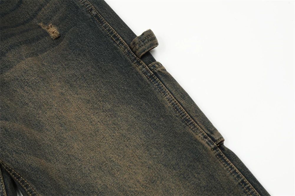 grunge y2k faded baggy cargo jeans