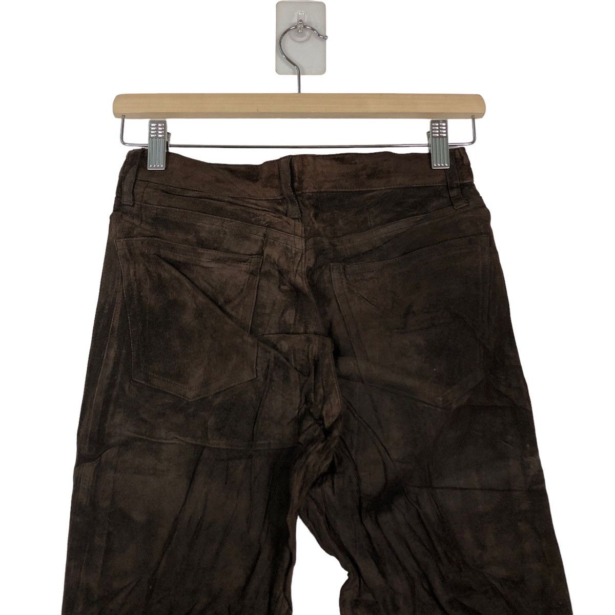 agnes b. 🔥90’s Rare Genuine Leather Pants Agnes B. Paris Racing Wear Size US 26 / EU 42 - 8 Thumbnail