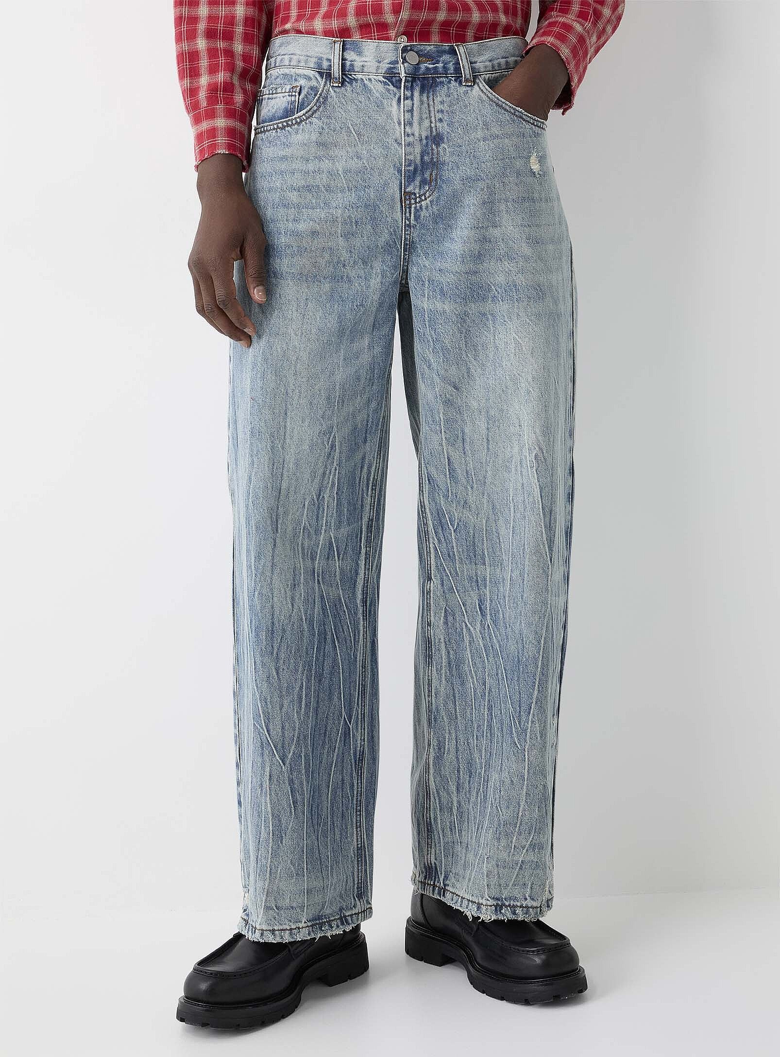 Other BNWT SS25 FOUND DISTRESSED FADED JEANS 32 Size US 32 / EU 48 - 1 Thumbnail