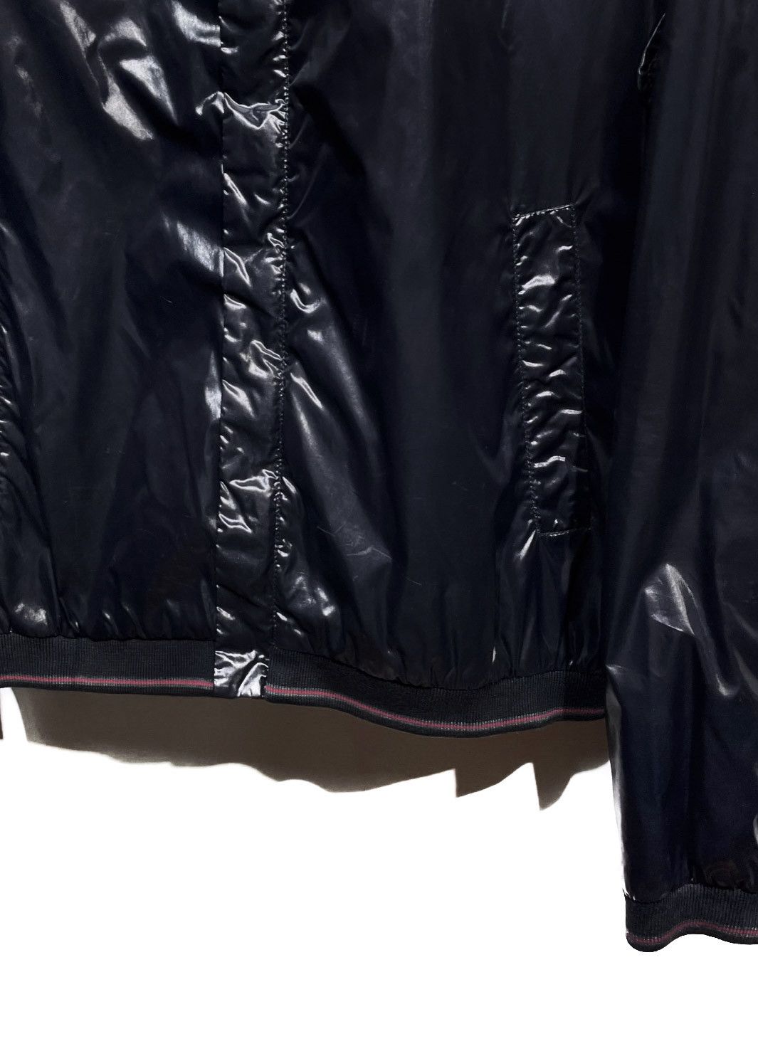 Gucci Gucci Black Shiny Nylon Bomber Jacket Size US M / EU 48-50 / 2 - 5 Thumbnail