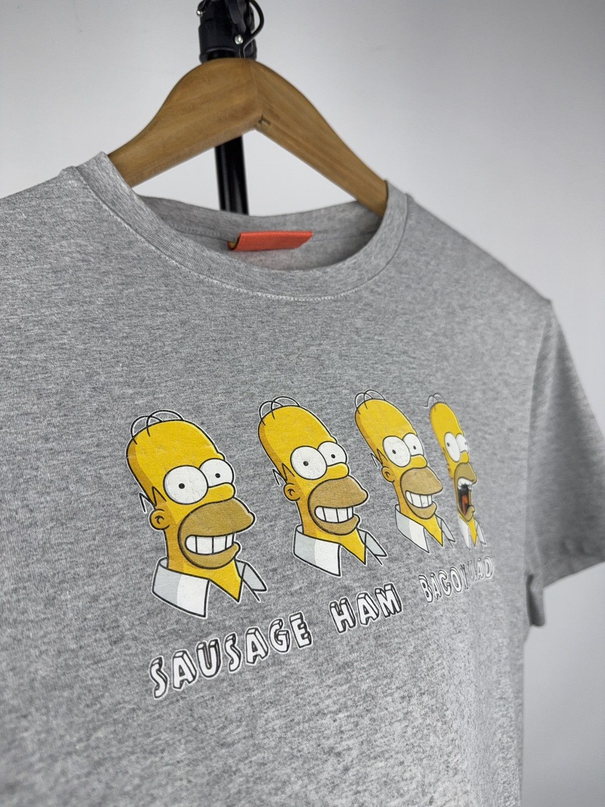 The Simpsons Vintage The Simpsons Homer Graphic Tee Shirt Grey Cartoon Size US M / EU 48-50 / 2 - 7 Thumbnail
