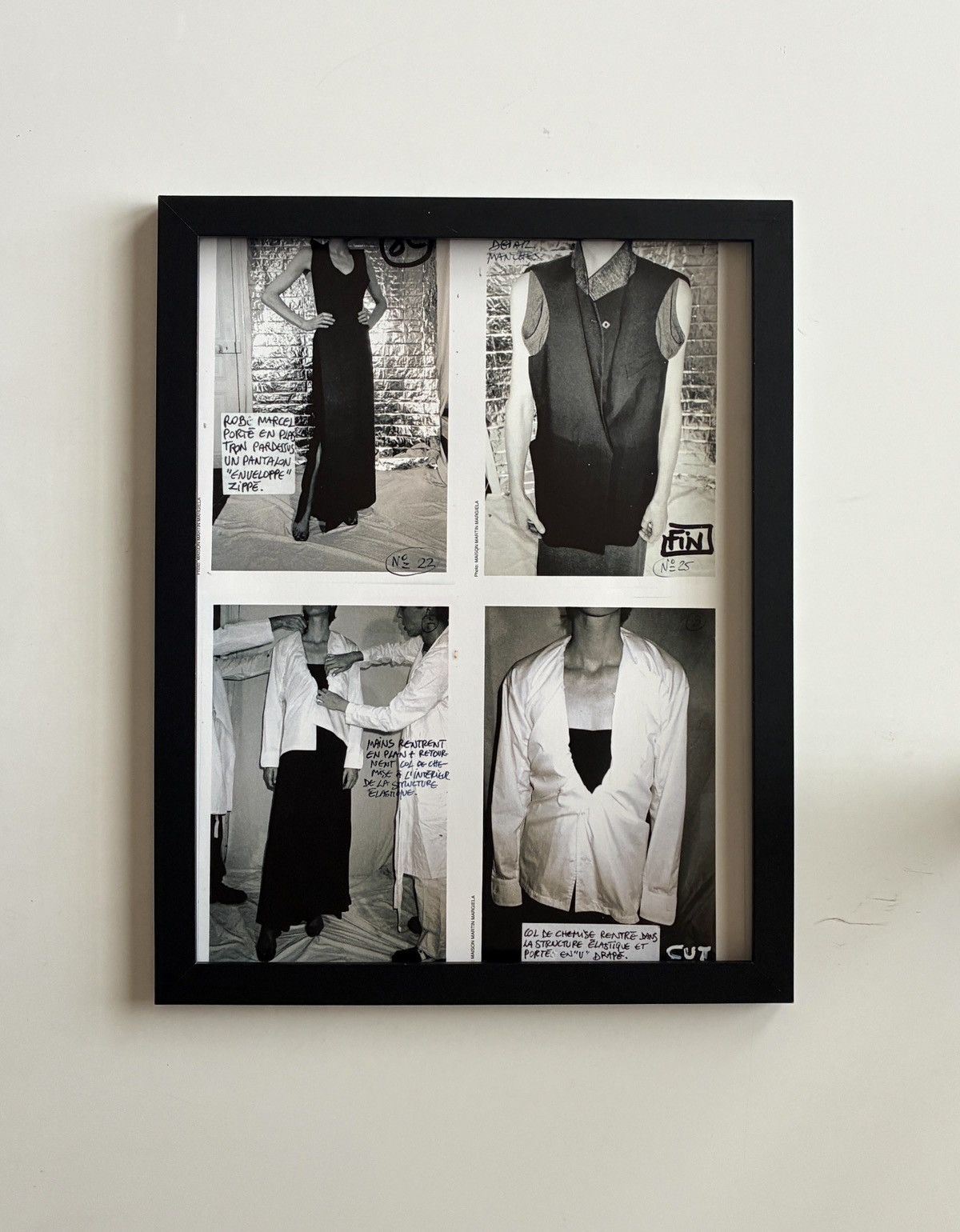 Maison Margiela Maison Martin Margiela rare archive photo framed poster 9x11 Size ONE SIZE - 1 Thumbnail