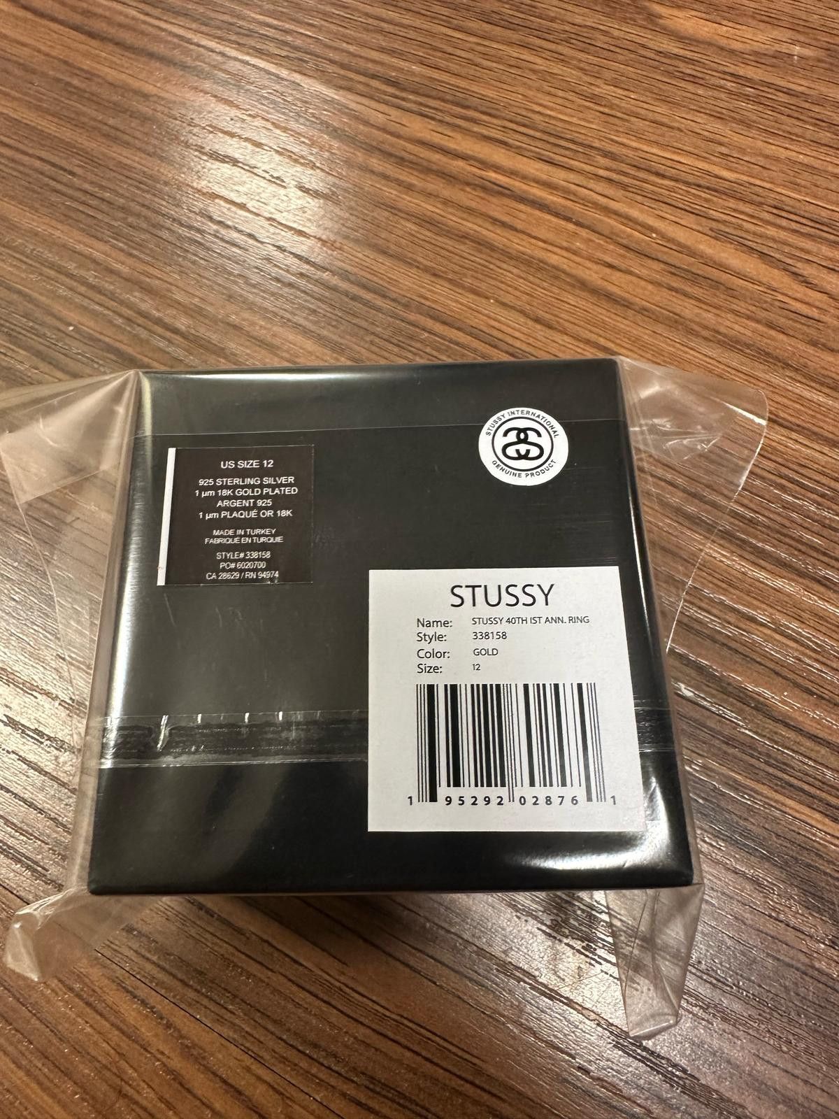 Jewelry × Stussy × Vintage CC000021 Size: 12 / Stüssy 40th Anniversary Ring in Gold Size ONE SIZE - 10 Thumbnail