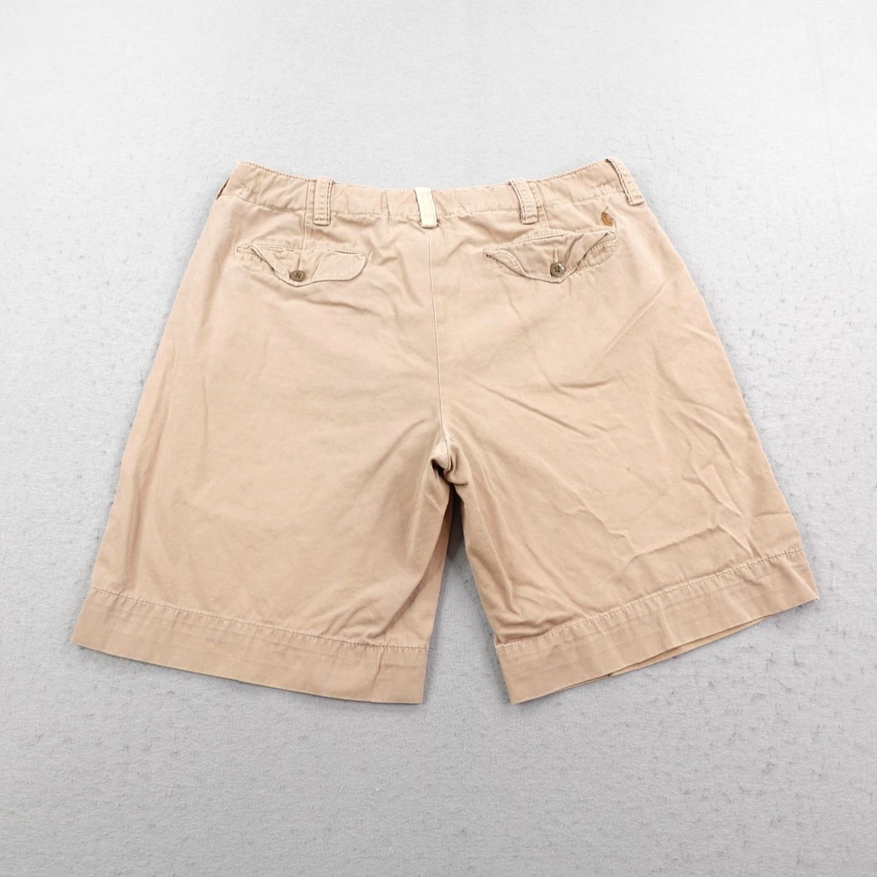 Polo Ralph Lauren VINTAGE Polo Ralph Lauren Shorts Mens 34 Khaki Chino Drawstring Pony Logo Twill Size US S / EU 44-46 / 1 - 4 Thumbnail