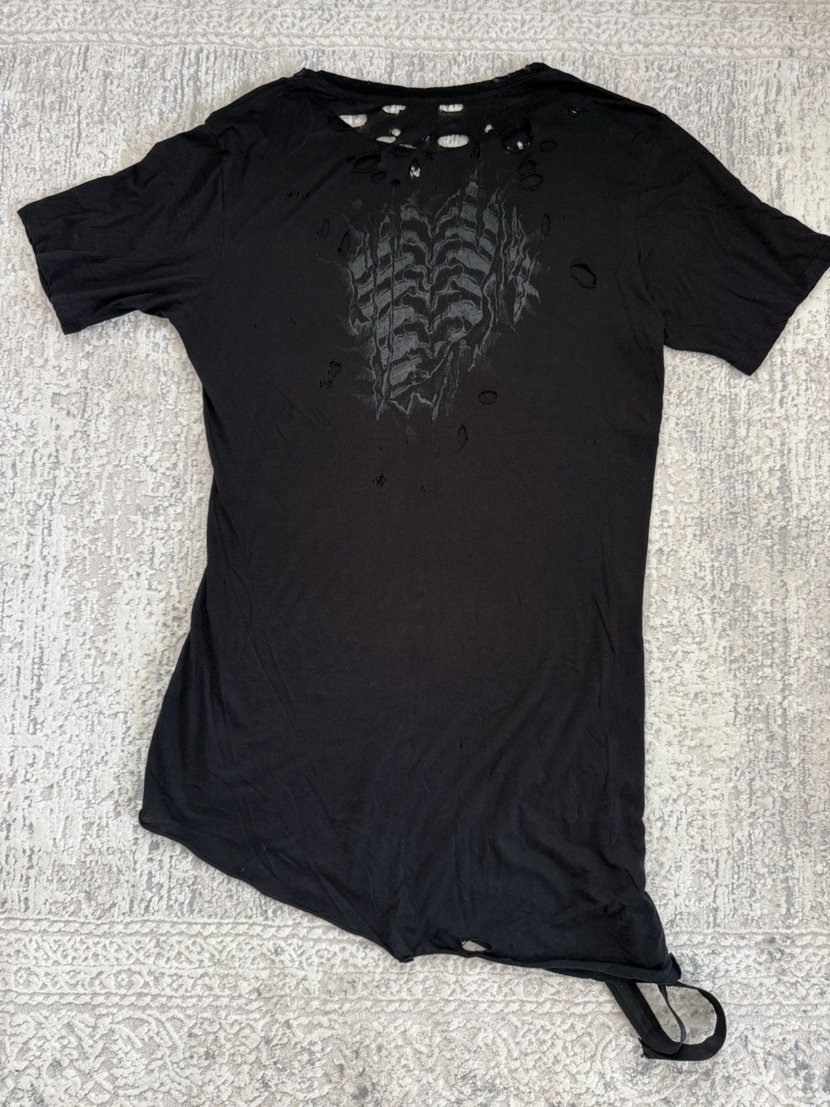 Ben Taverniti Unravel Project Ripped light t-shirt Size US S / EU 44-46 / 1 - 1 Thumbnail