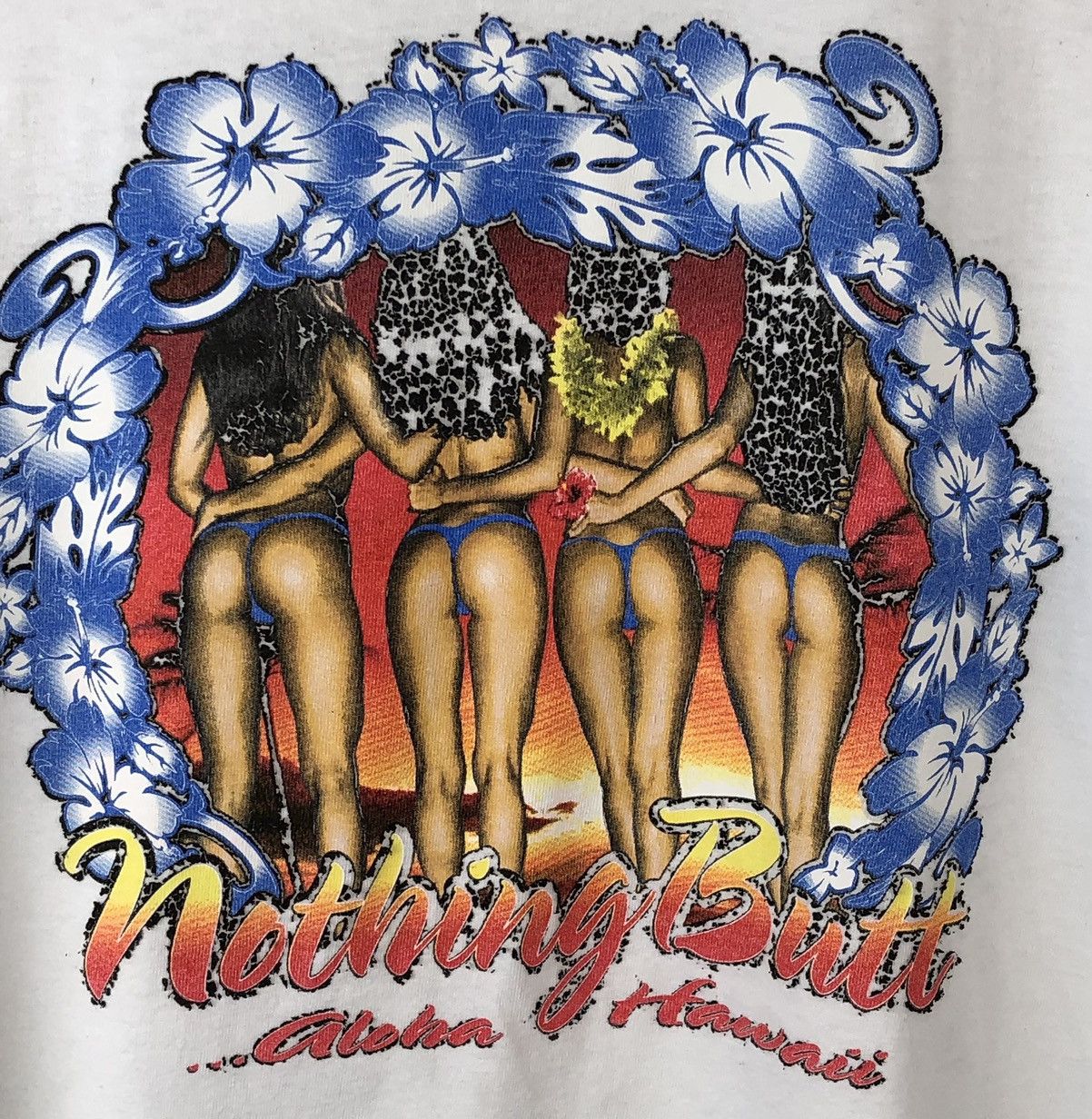 AAA × Vintage Vintage humor beach girls Hawaii 90s shirt dope design Large Size US L / EU 52-54 / 3 - 2 Thumbnail