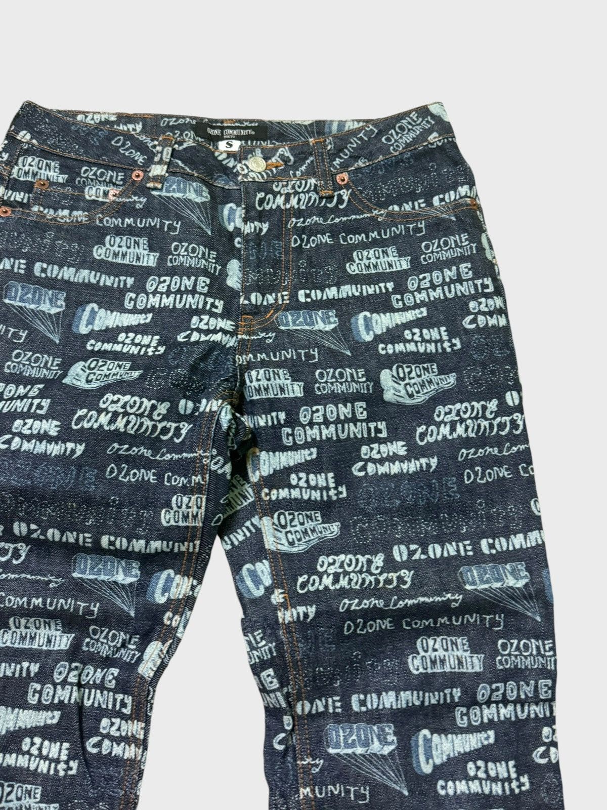 Japanese Brand × Vintage Flared OZONE COMMUNITY Overpinted Hysteric Glamour Style Size US 27 - 5 Thumbnail