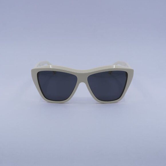 Bottega Veneta Bottega Veneta BV1092S 003 Sunglasses Ivory Cat Eye Frame Size ONE SIZE - 2 Thumbnail