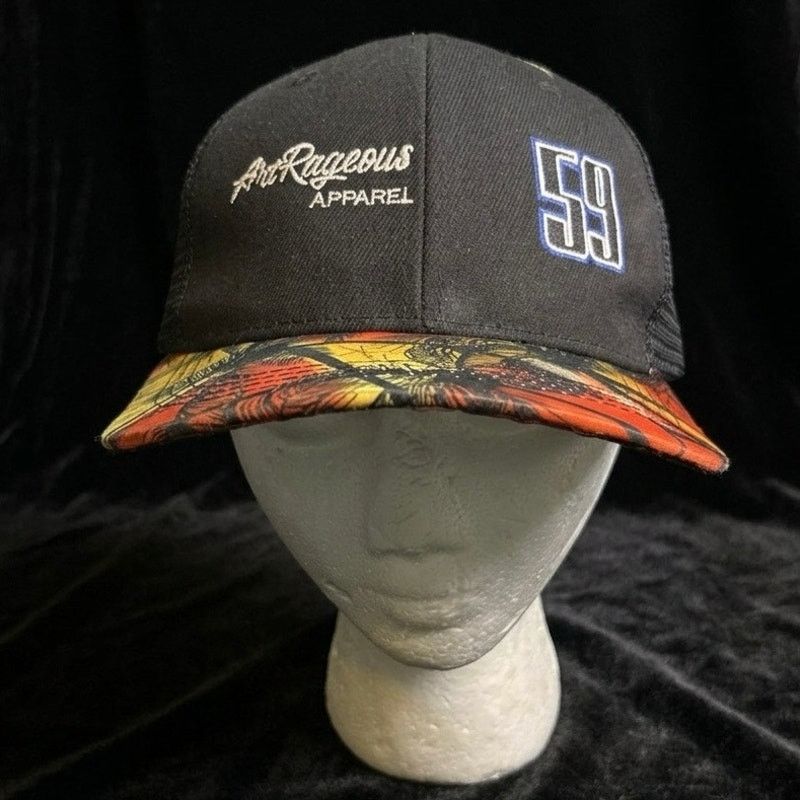 Other Red Palm Tree ArtRageous Men’s Hat. Size ONE SIZE - 1 Thumbnail