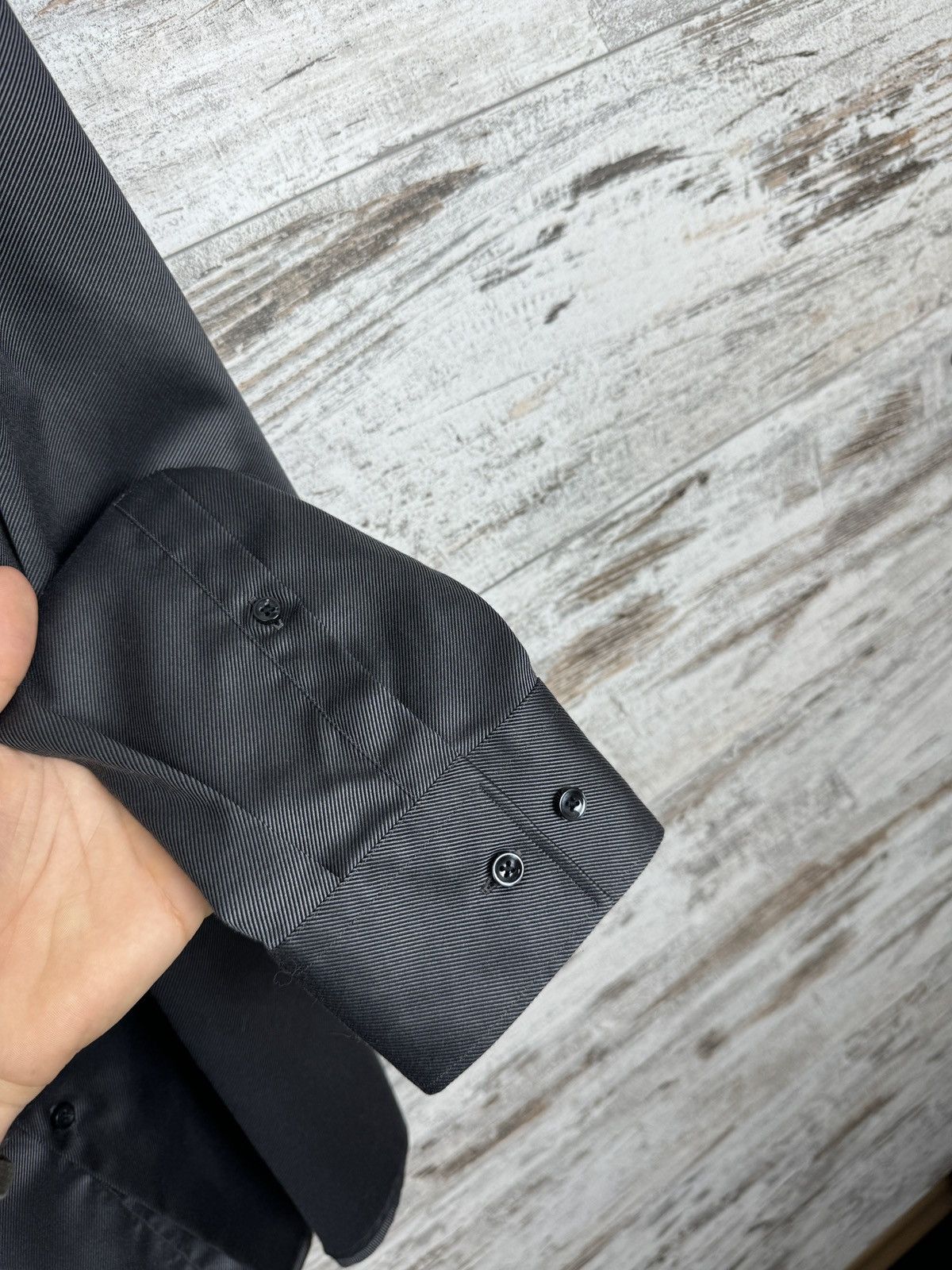 Hugo Boss Mens Vintage Hugo Boss luxury shirts button up grey Size US L / EU 52-54 / 3 - 6 Thumbnail