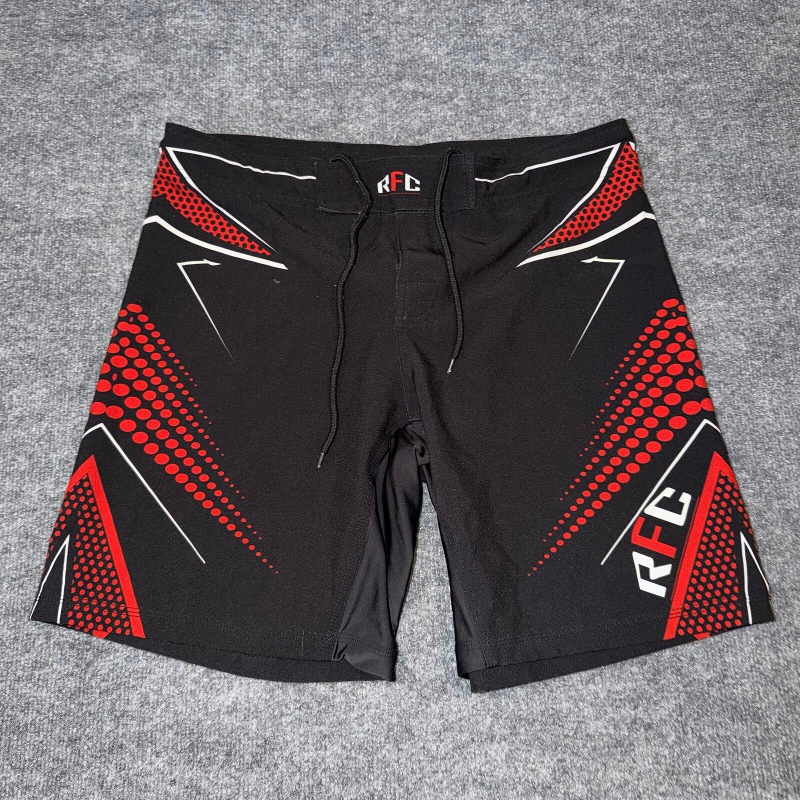 UFC RFC Fight Shorts UFC Training Mens LG Vintage Y2K 90s Rare Size US 34 / EU 50 - 1 Thumbnail
