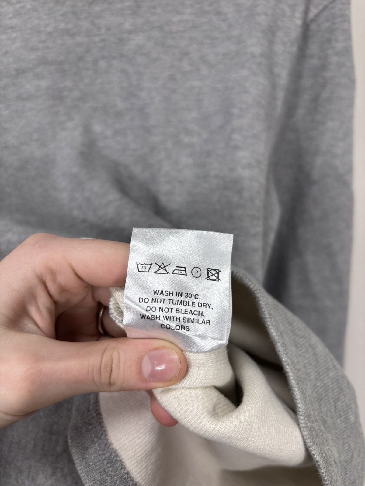 Sefr Sefr Sefr Men’s Basic Grey Classic Sweatshirt Size US S / EU 44-46 / 1 - 8 Thumbnail