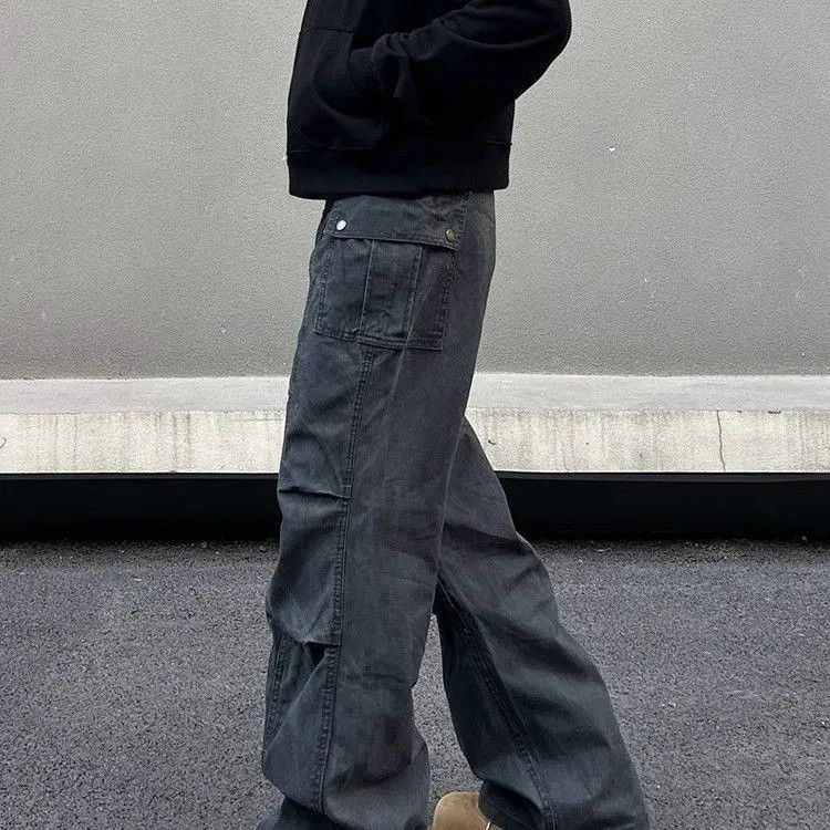 Japanese Brand Retro loose casual micro flared jeans Size US 32 / EU 48 - 3 Thumbnail