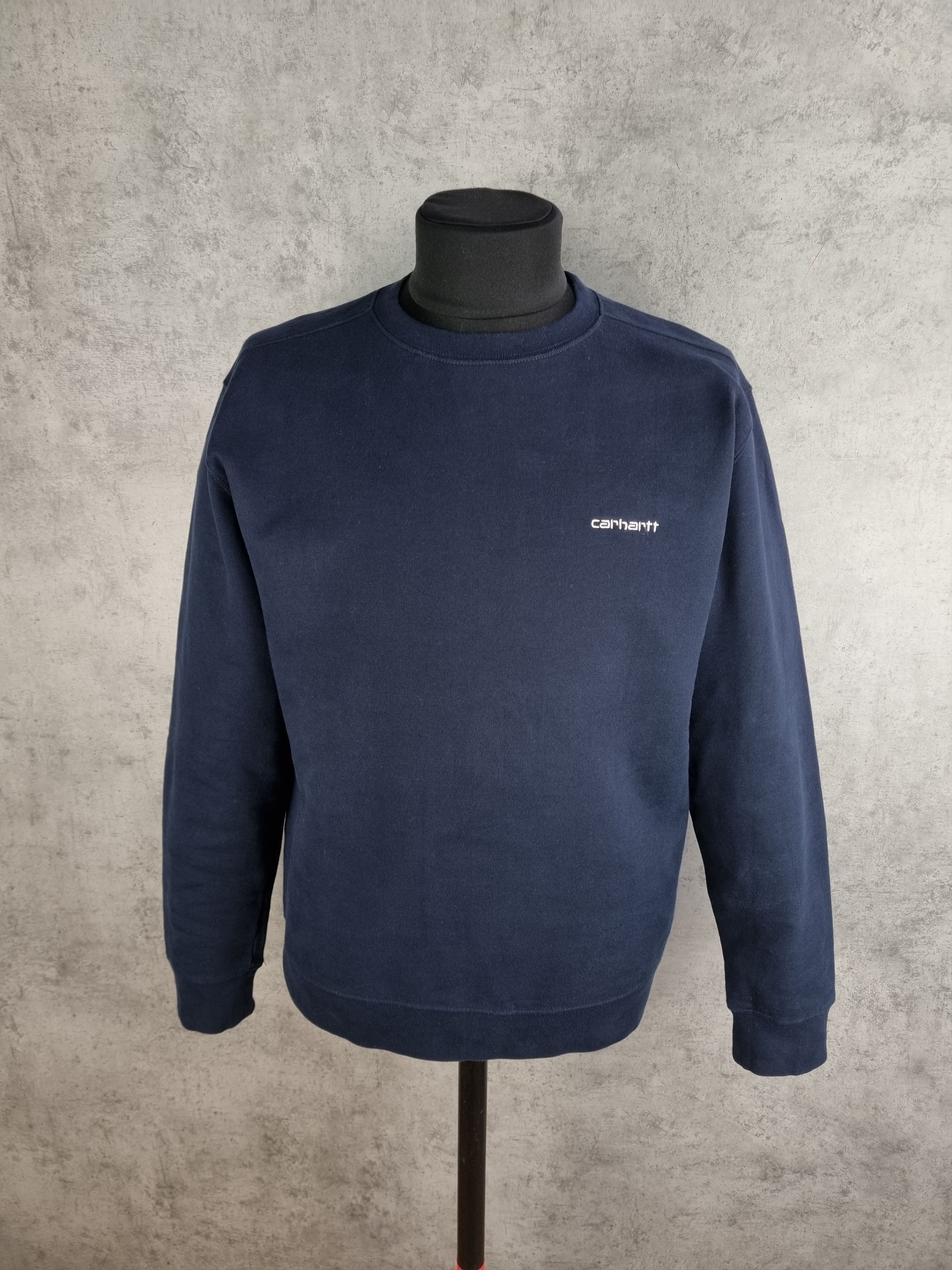 Carhartt × Carhartt Wip CARHARTT Navy Sweatshirt Size US L / EU 52-54 / 3 - 3 Thumbnail