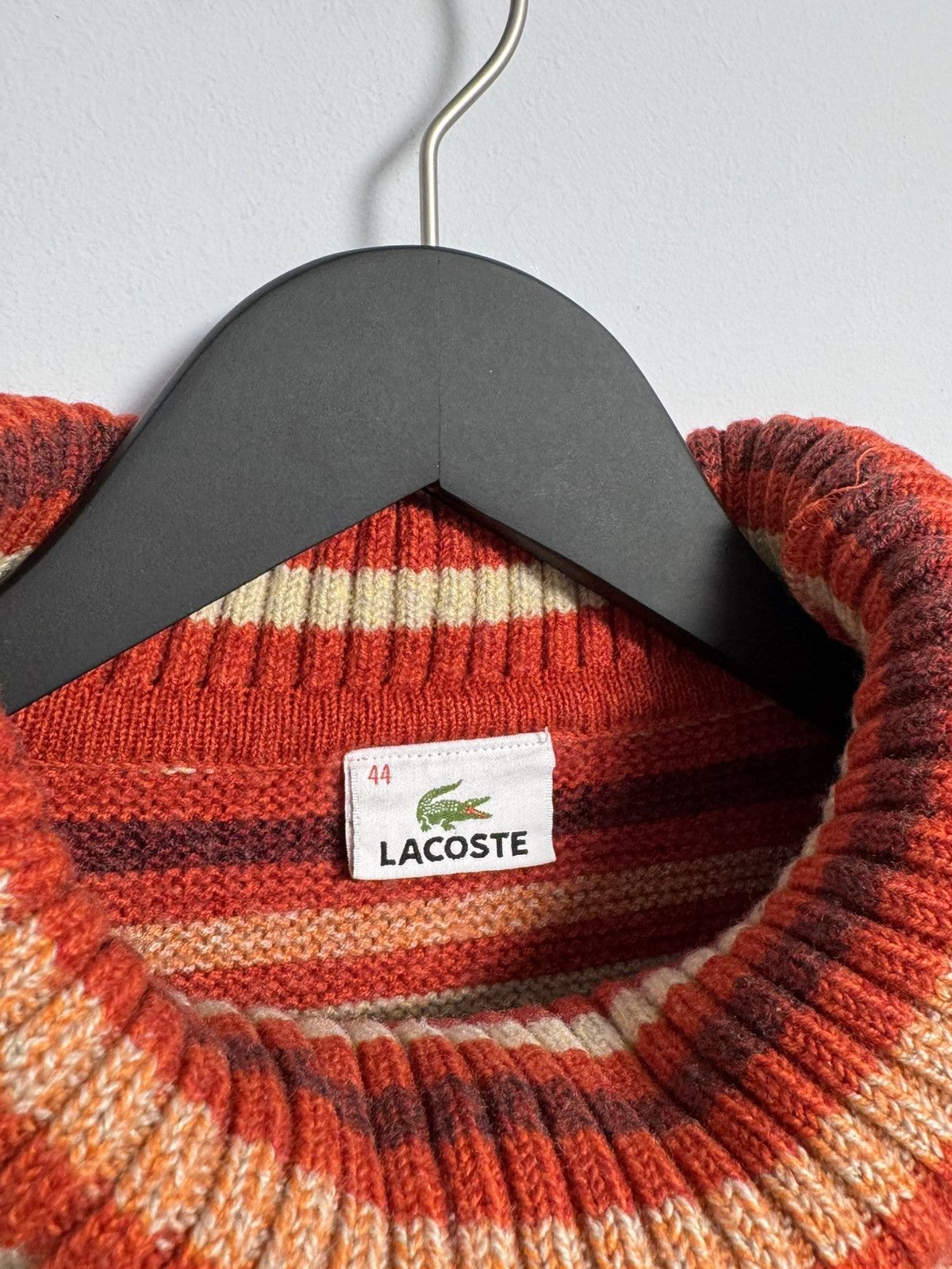 Lacoste Lacoste Vintage Y2K style Knitted Sweater Golf Size L / US 10 / IT 46 - 7 Thumbnail
