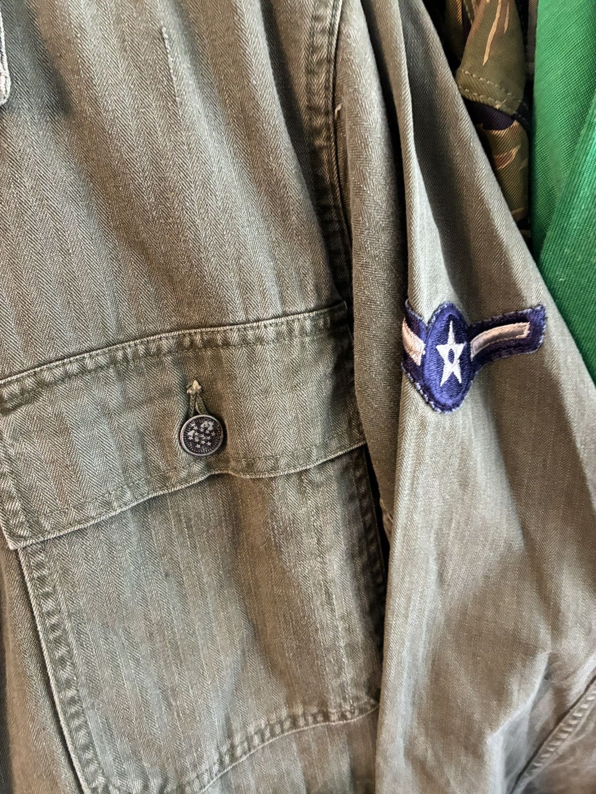 Vintage Vintage 1950s US Army hbt modified jacket Size US S / EU 44-46 / 1 - 2 Thumbnail