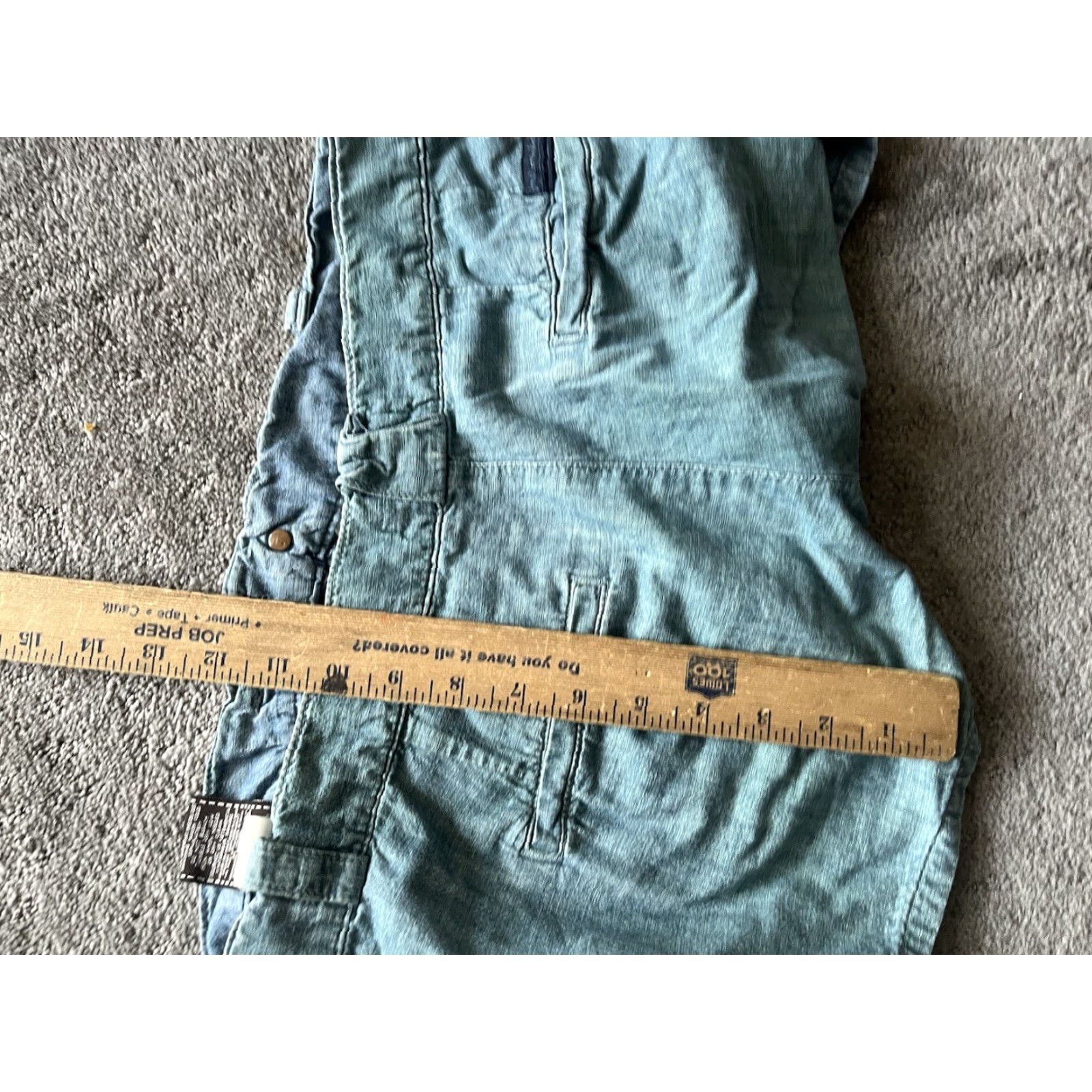 7 For All Mankind 7 For All Mankind Shorts Women Chambray Green 27 Size 27" / US 4 / IT 40 - 5 Thumbnail