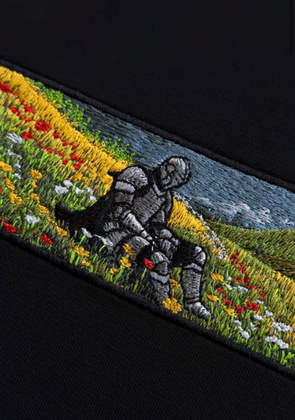 Other Bright Fantasy Embroidred Tee Premium Heavyweight Streetwear Size US L / EU 52-54 / 3 - 3 Thumbnail
