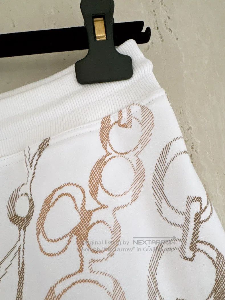 Hermes Hermes White drawstring sport shorts Size 42" / US 20 - 3 Thumbnail