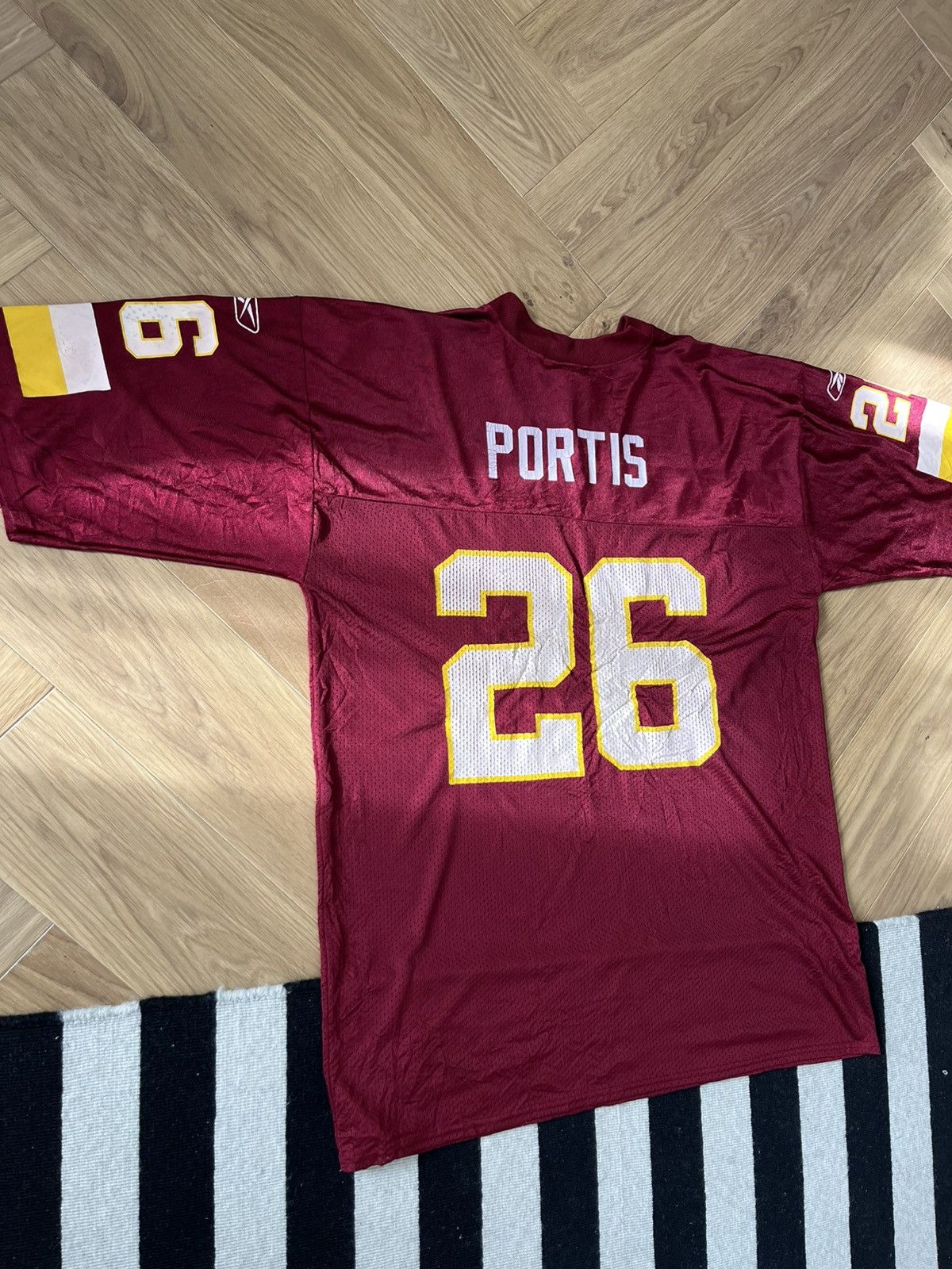 Reebok Vintage Washington Redskins #26 Clinton Portis Reebok NFL Size US L / EU 52-54 / 3 - 7 Thumbnail
