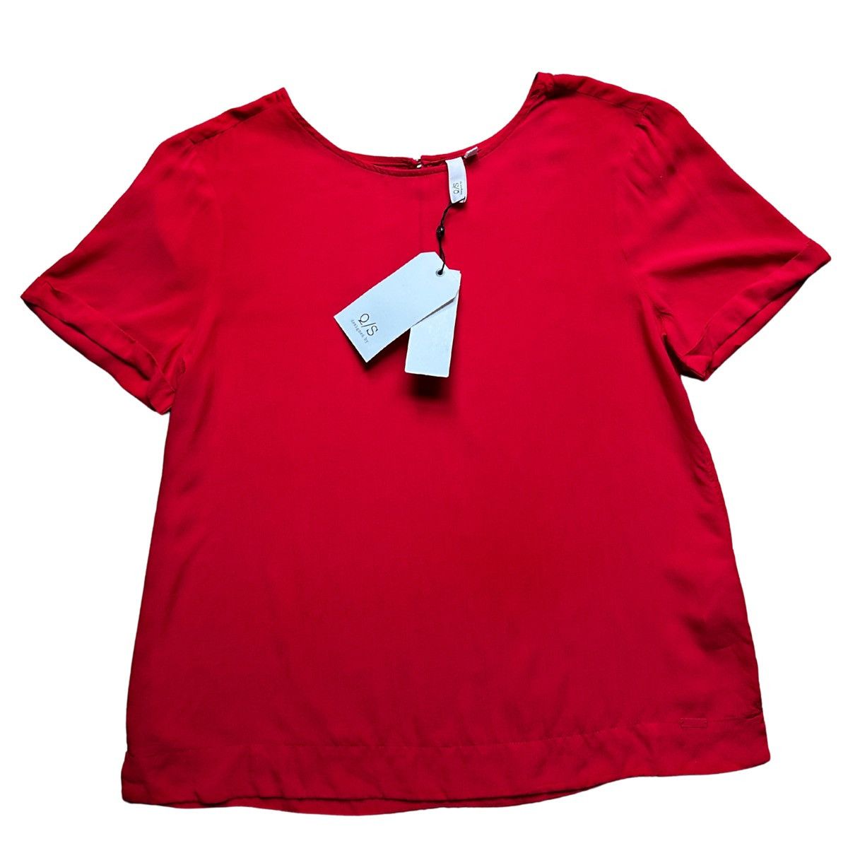 Other Q/S Red Modal Blouse Size M / US 6-8 / IT 42-44 - 1 Thumbnail