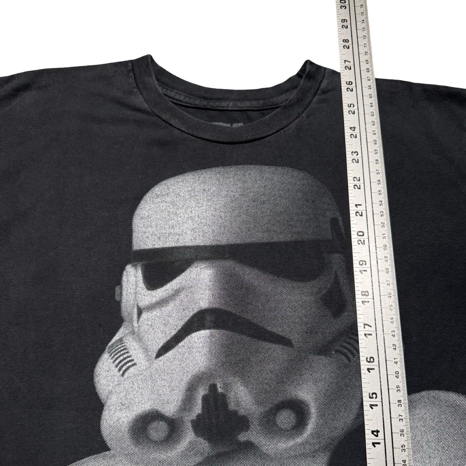 Star Wars Star Wars Storm Trooper Faded Black Big Face T Shirt Men's M Size US M / EU 48-50 / 2 - 5 Thumbnail