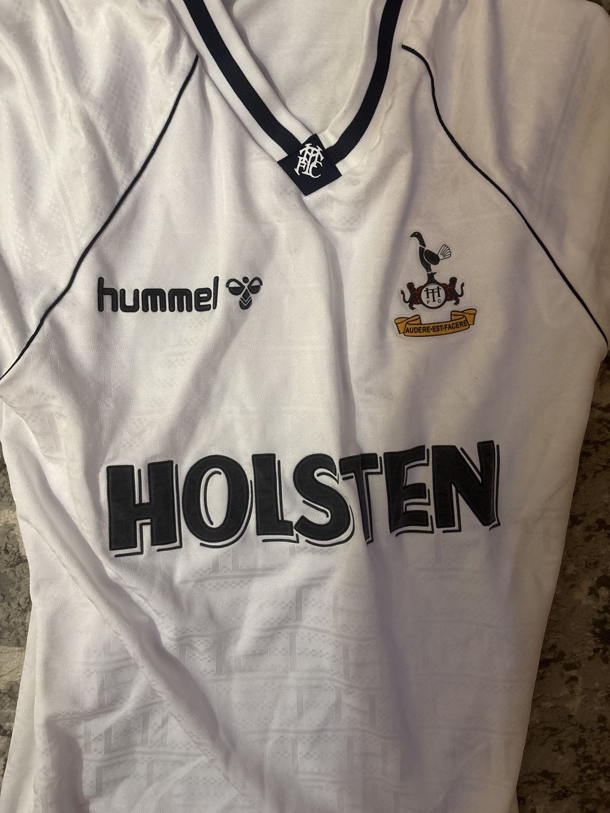 Hummel Vintage Tottenham Hotspur White Jersey (Small) Size US S / EU 44-46 / 1 - 2 Thumbnail