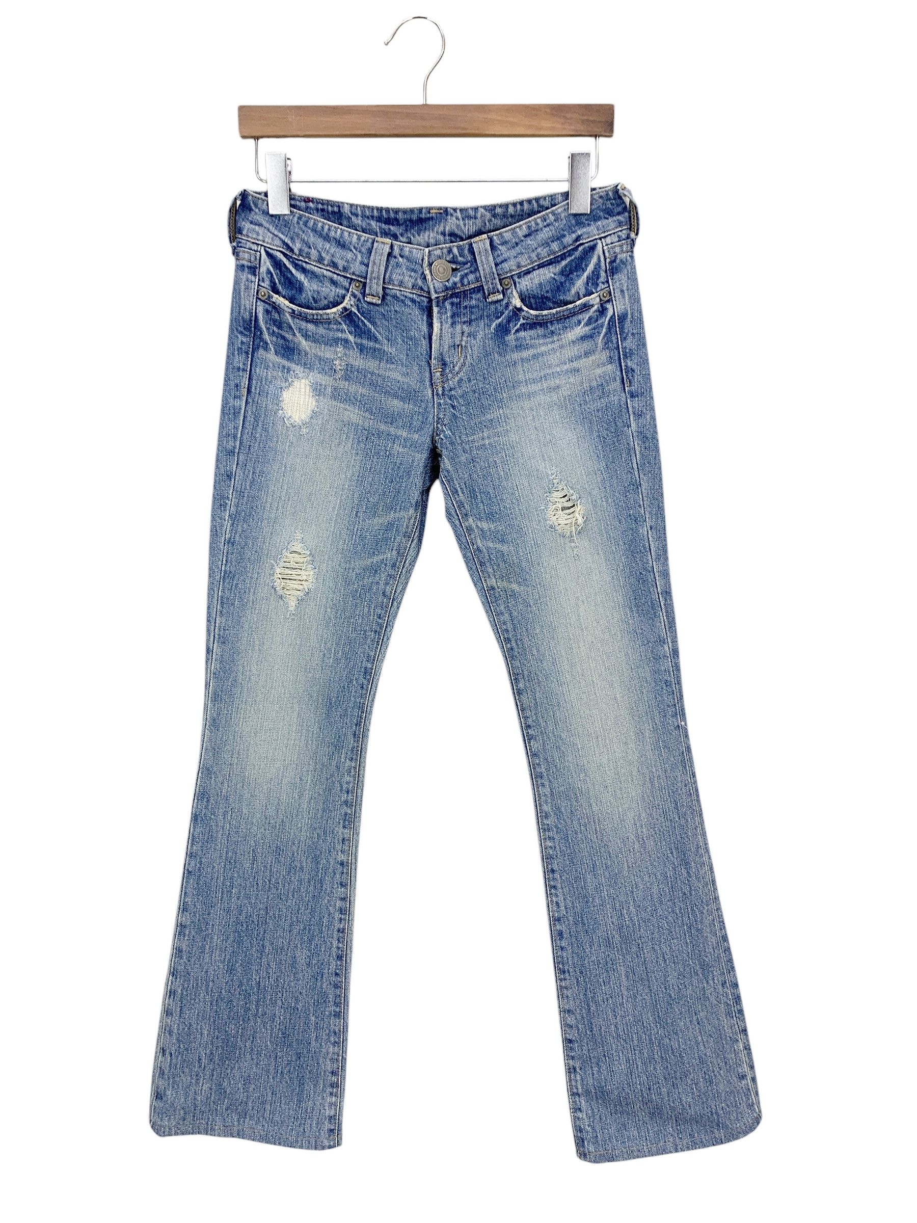 Japanese Brand × MOUSSY Moussy Japan Low Rise Bootcut Jeans Size 26" / US 2 / IT 38 - 1 Thumbnail