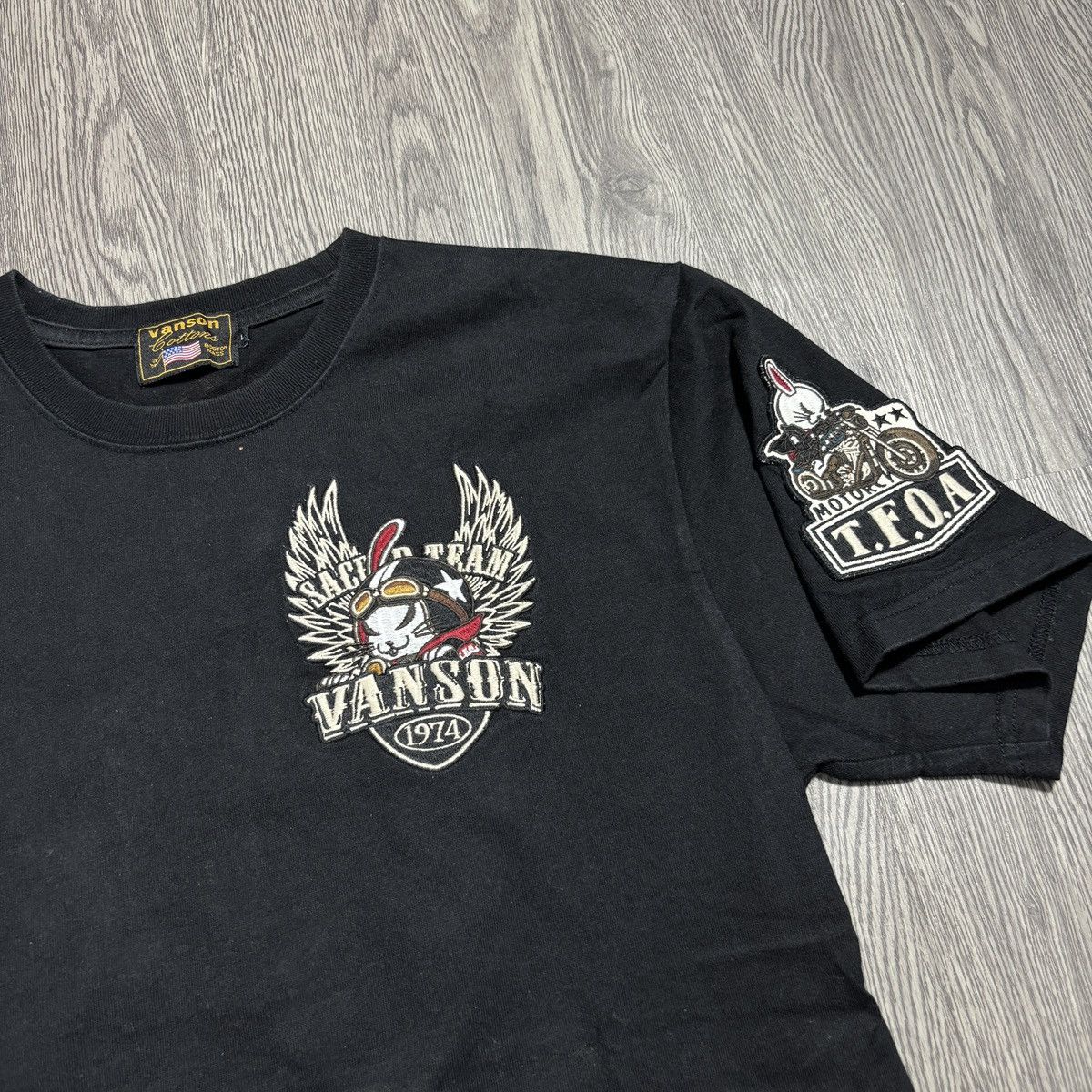Vanson Leathers Vanson x TFOA T-shirt Size US L / EU 52-54 / 3 - 4 Thumbnail