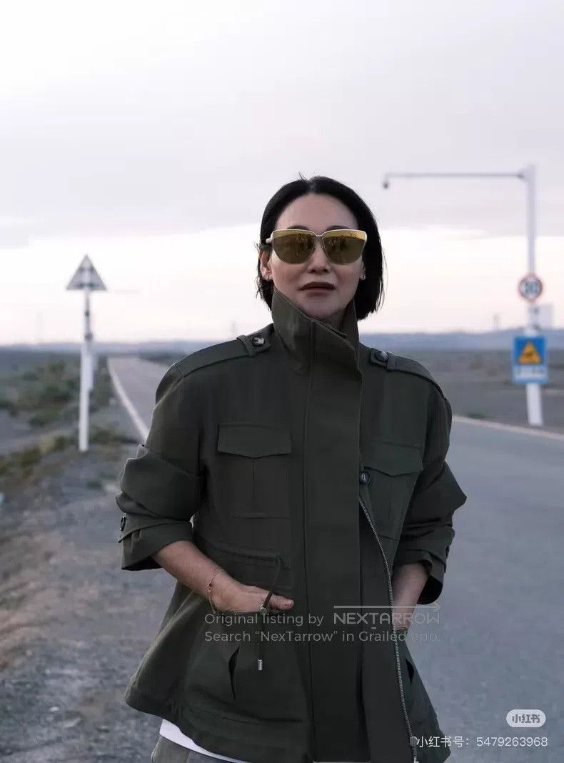 Loewe Loewe Military Green Multi-pocket Windbreaker Jacket Size XXS / US 00 / IT 34 - 9 Thumbnail