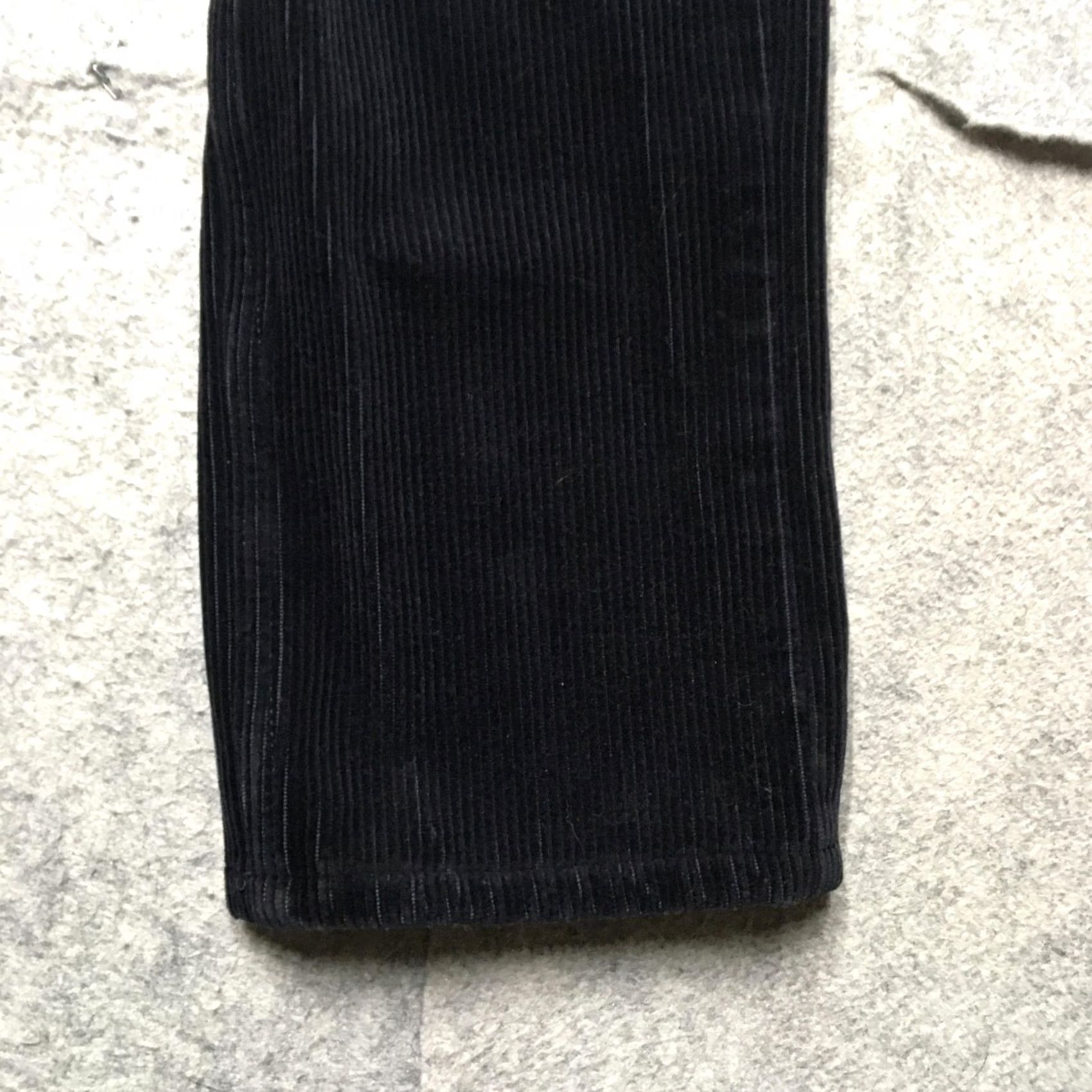 Carhartt VINTAGE Carhartt WIP Pierce Pant Straight Pants Womens 24 Black Corduroy Carpenter Skate Size 42" / US 20 - 2 Thumbnail