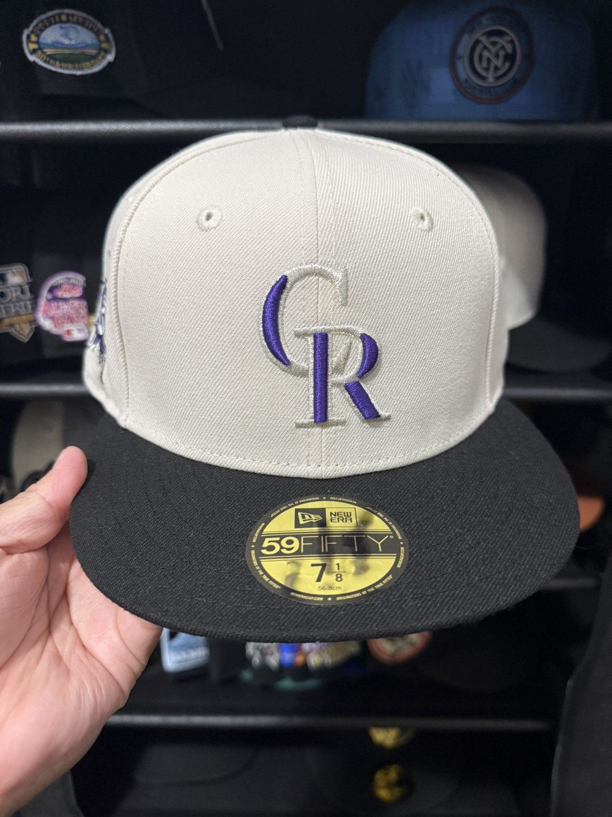 Hat Club Stone Grey Colorado Rockies All Star Game 7 1/8 Size ONE SIZE - 1 Thumbnail
