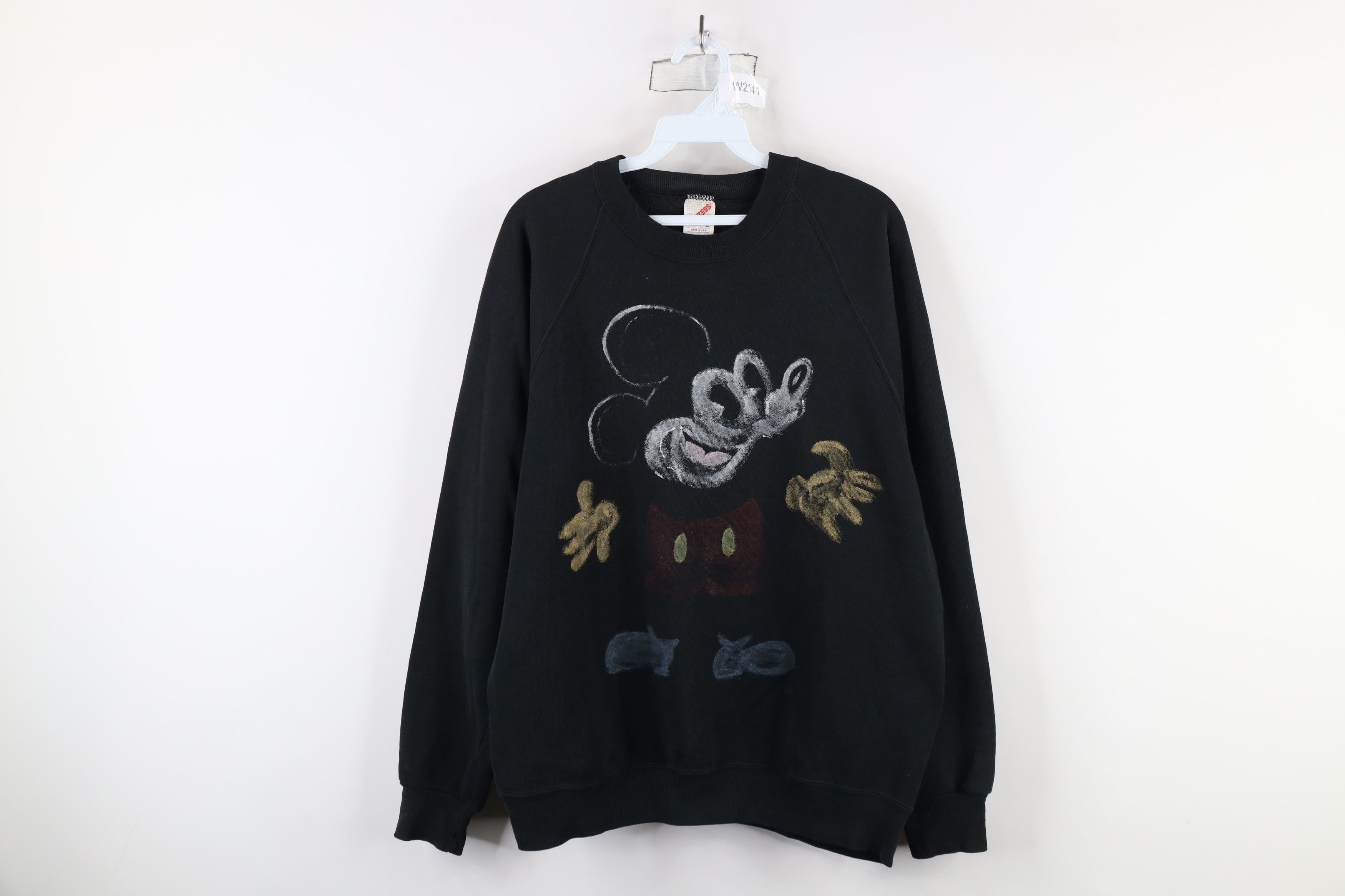 Disney × Vintage Vintage 90s Disney Mickey Mouse Crewneck Sweatshirt USA Size US L / EU 52-54 / 3 - 1 Thumbnail